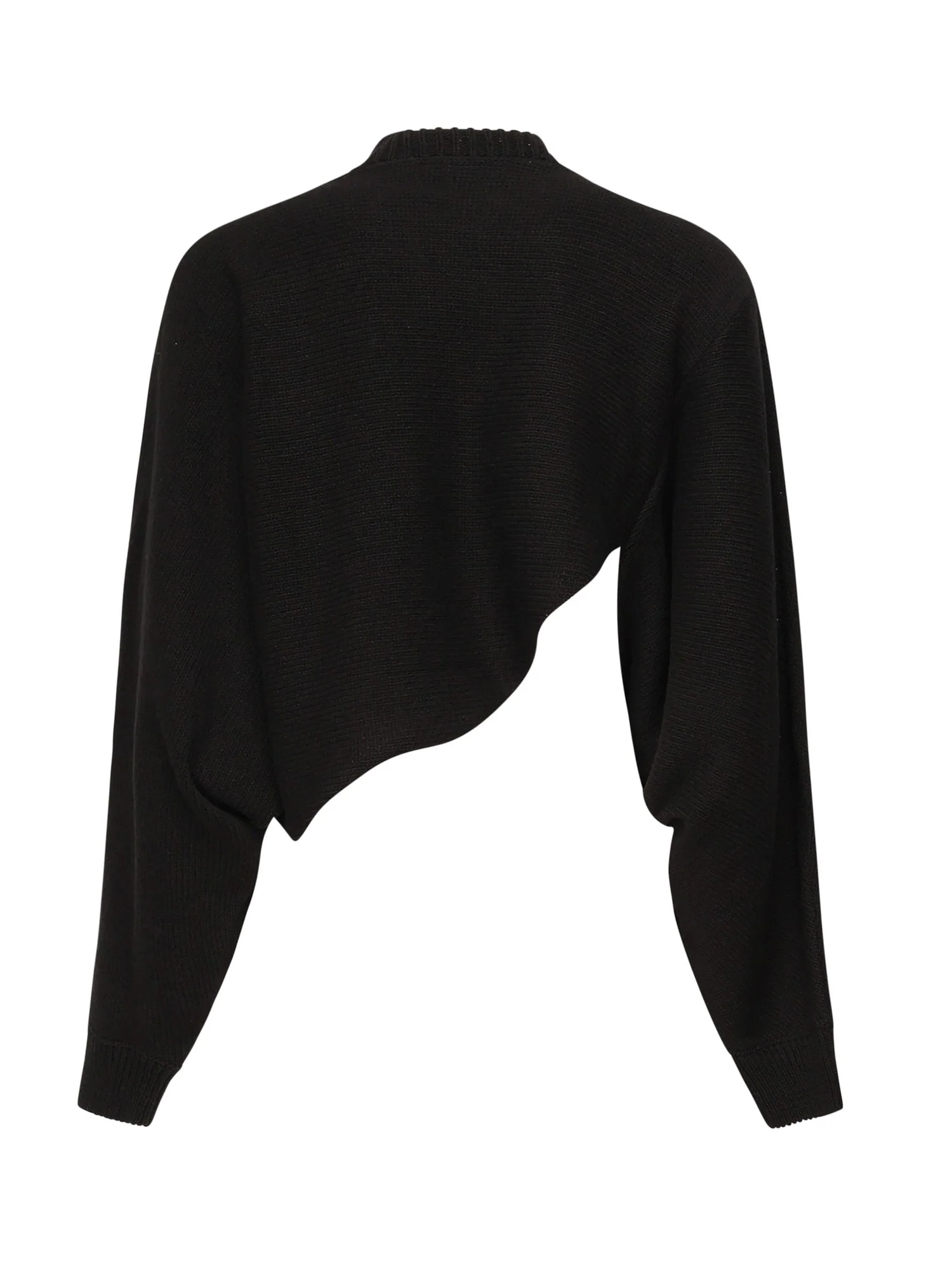 Alaia Asymmetrical Sweater - Black - Image 3