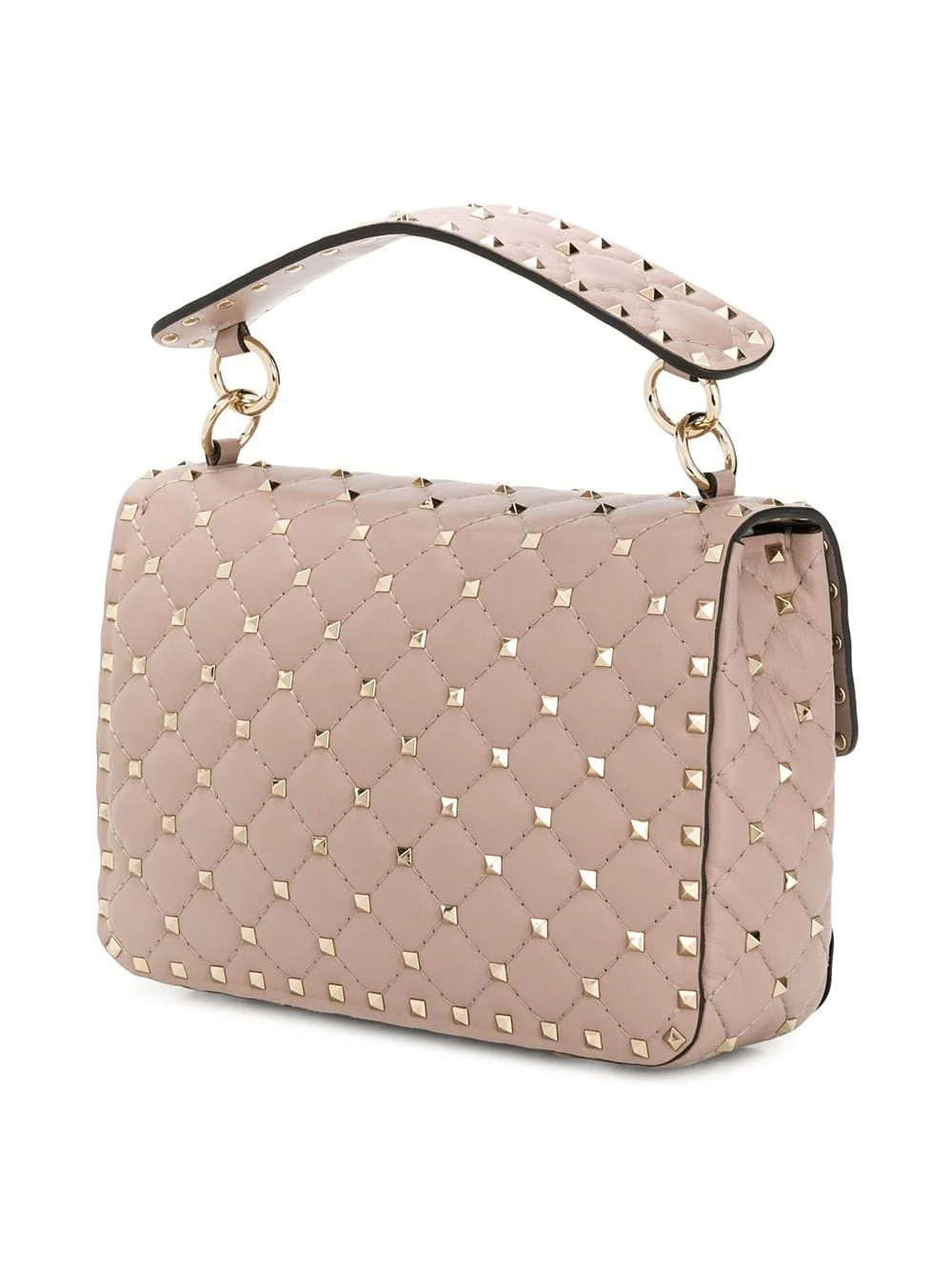 Valentino Garavani Medium Spike Rockstud Shoulder Bag - Poudre - Image 2