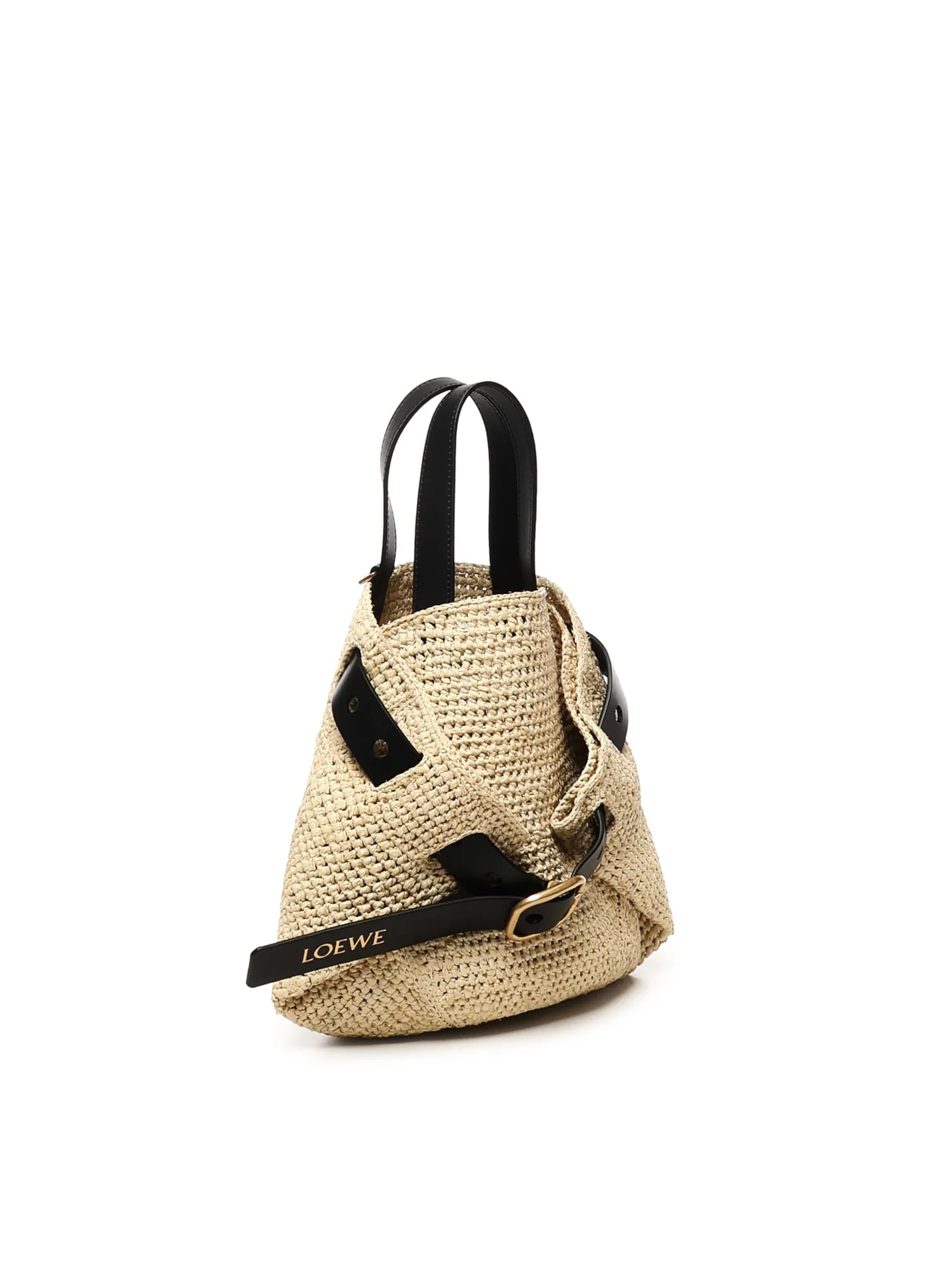 LOEWE Mini Punch Hole Shopper Bag - Beige - Image 2