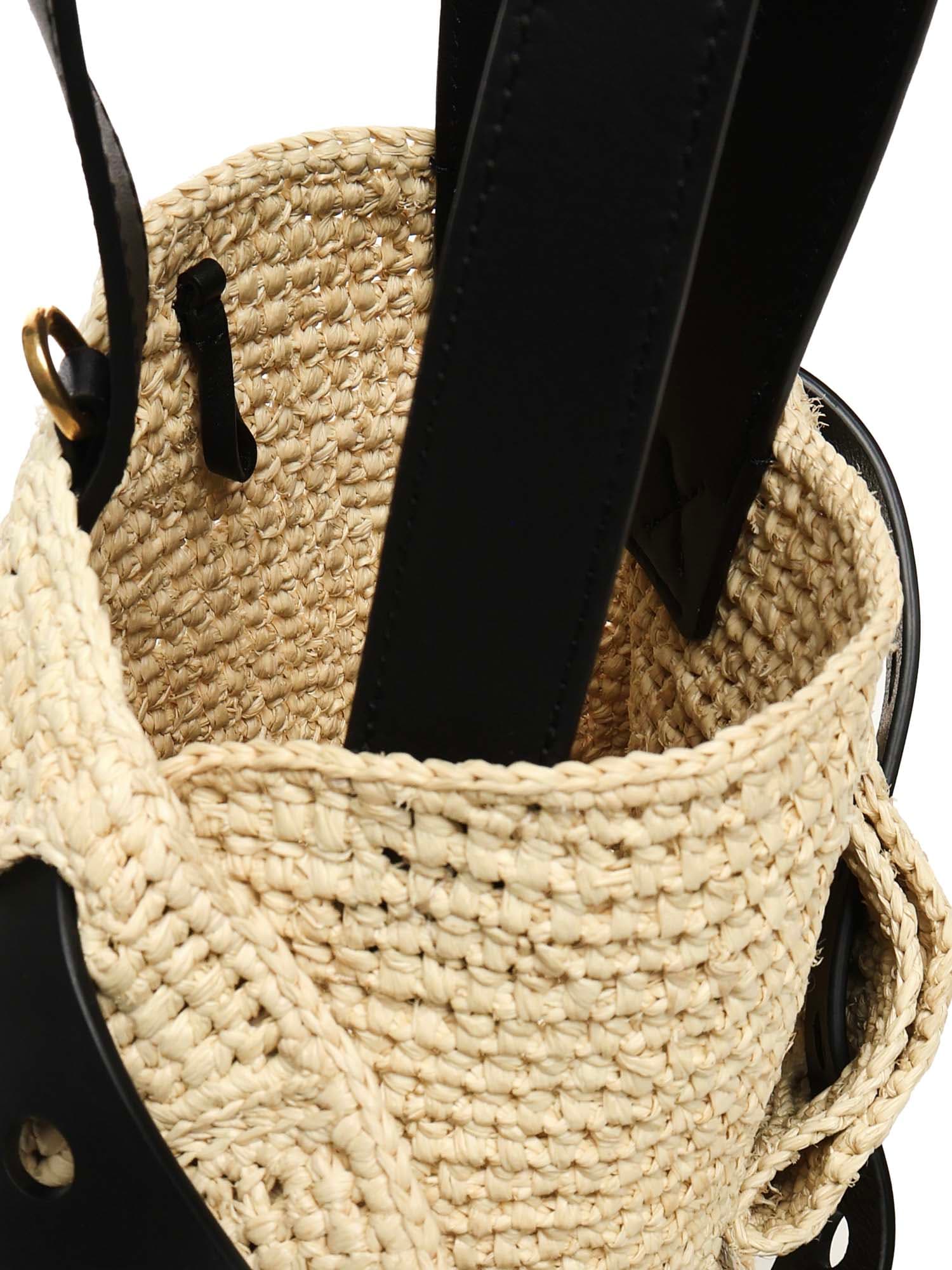 LOEWE Mini Punch Hole Shopper Bag - Beige - Image 4