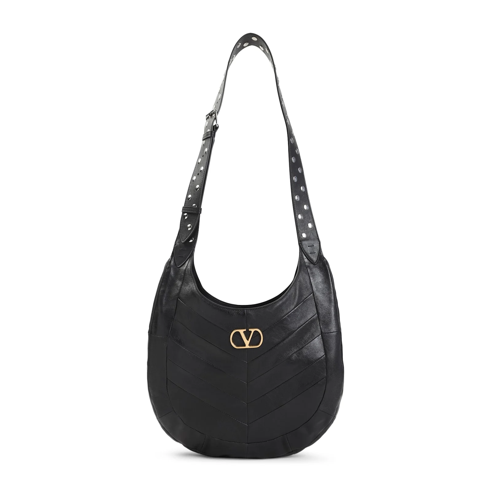Valentino Garavani Hobo Shoulder Bag - No Nero - Image 2