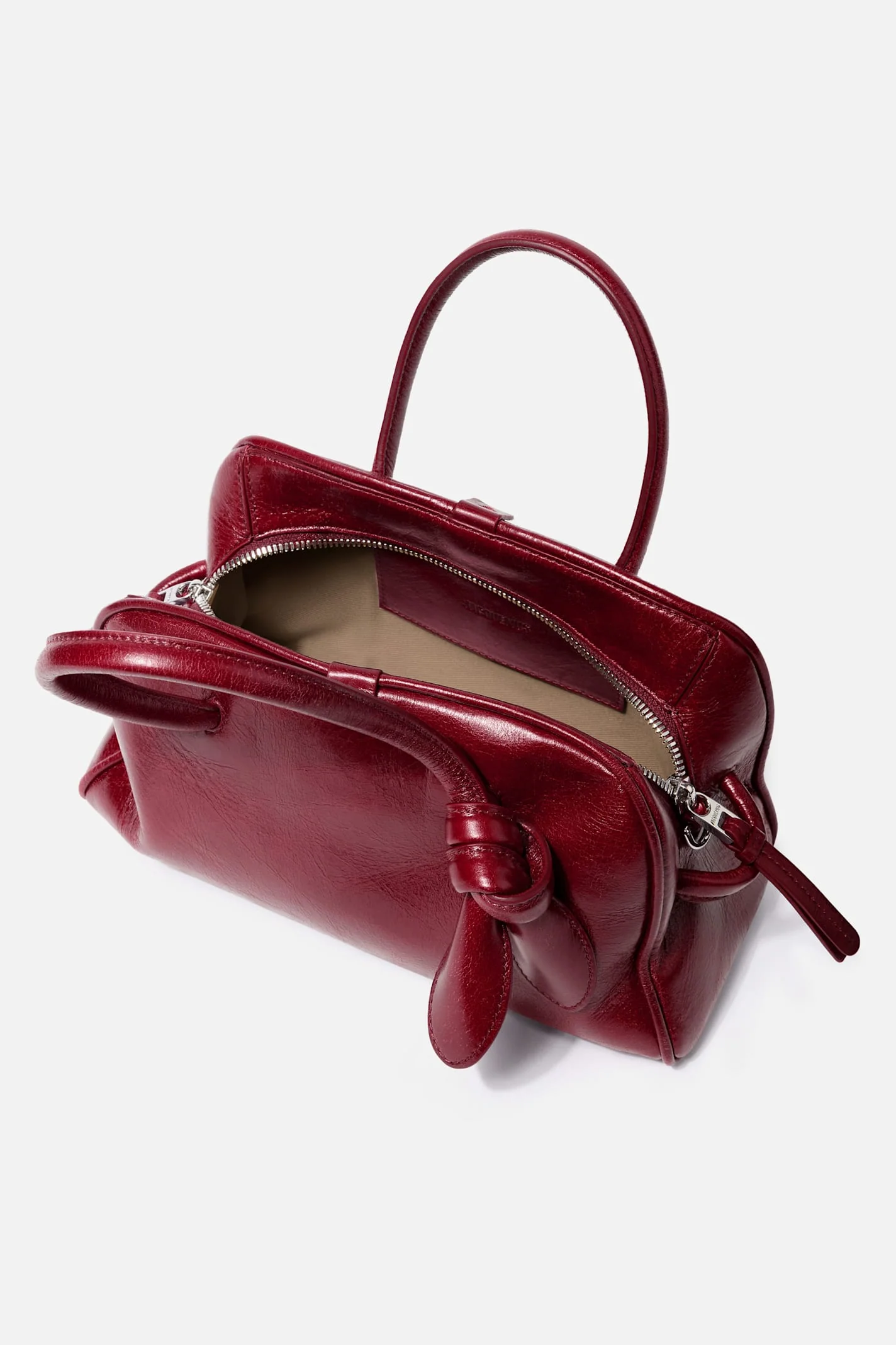 Jacquemus Le Petit Turismo Mini Bowling Bag - Red - Image 4
