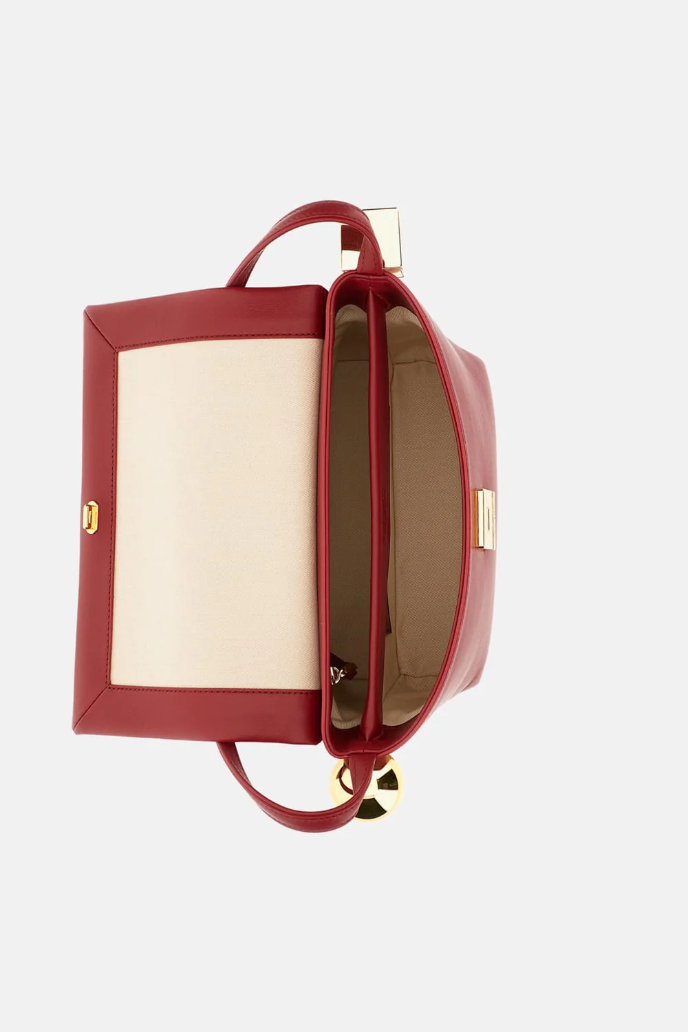 Jacquemus Le Rond Carre Shoulder Bag - Red - Image 3