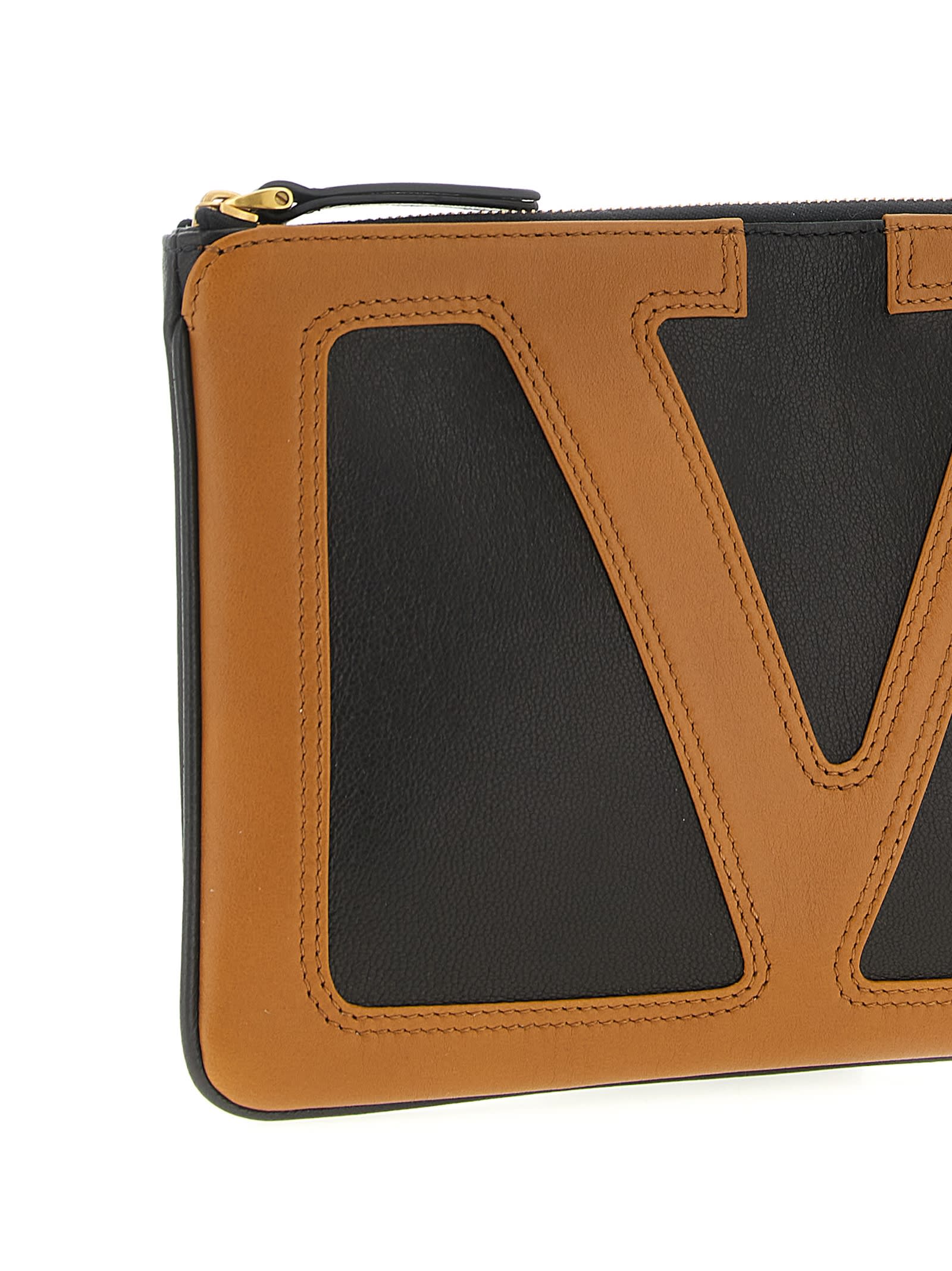 Valentino Garavani Viva Superstar Clutch - Brown - Image 3