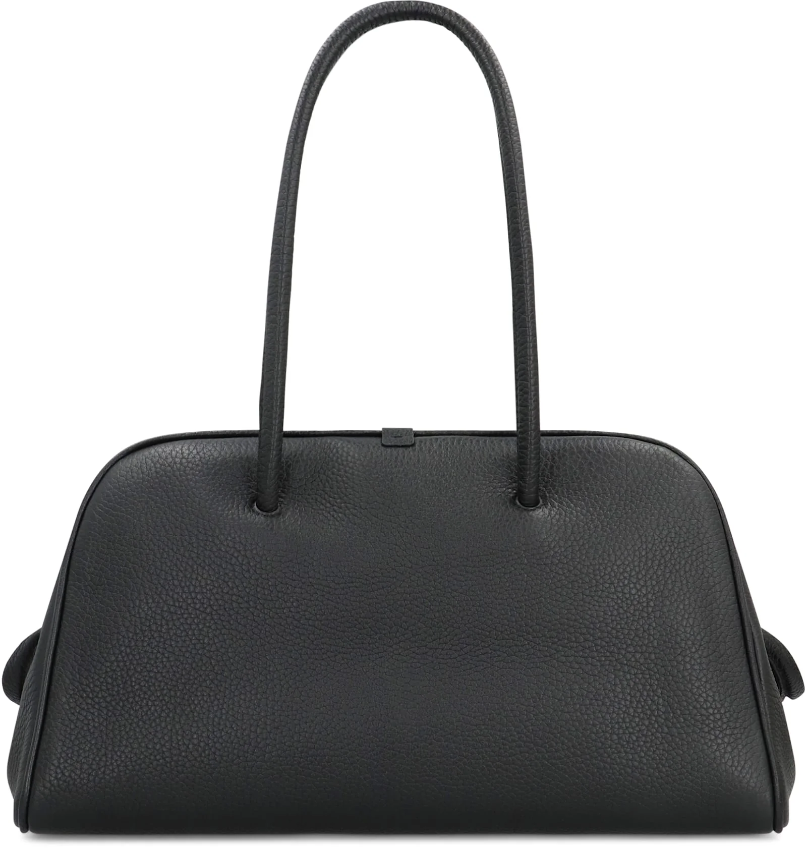 Jacquemus Bowling Bag Leather Tourism - Black - Image 4