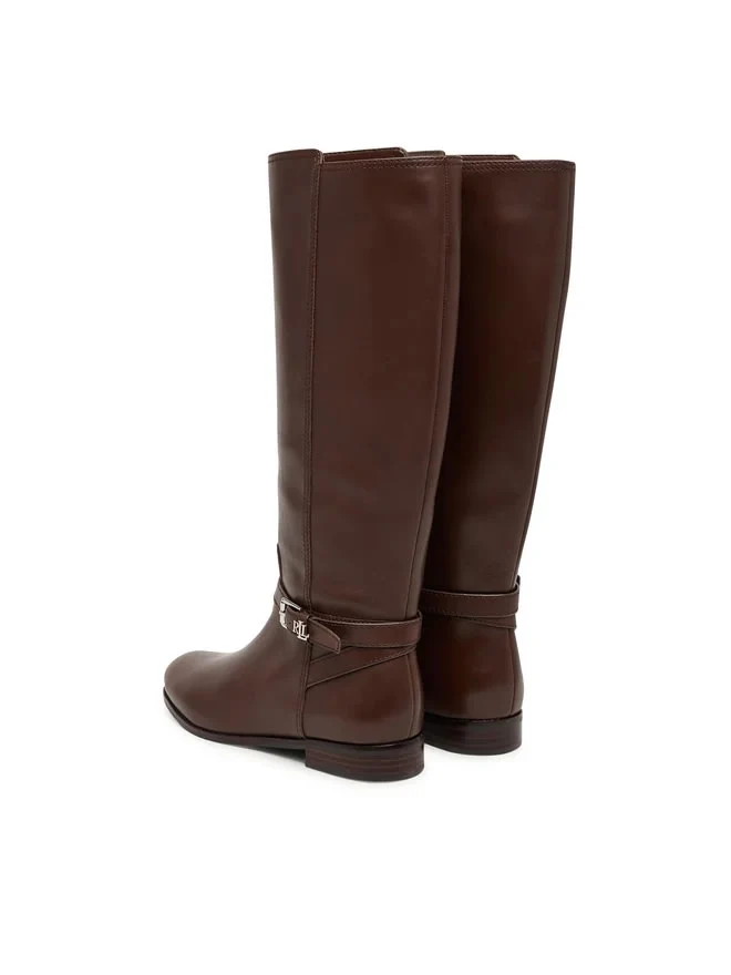 Ralph Lauren Brooke Tll 2 Tall Boots - Dark Hickory - Image 3