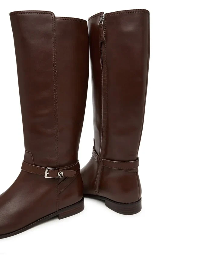 Ralph Lauren Brooke Tll 2 Tall Boots - Dark Hickory - Image 5