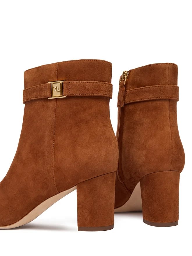 Ralph Lauren Kellie Bt Hl Boots Bootie - Lauren Tan - Image 5