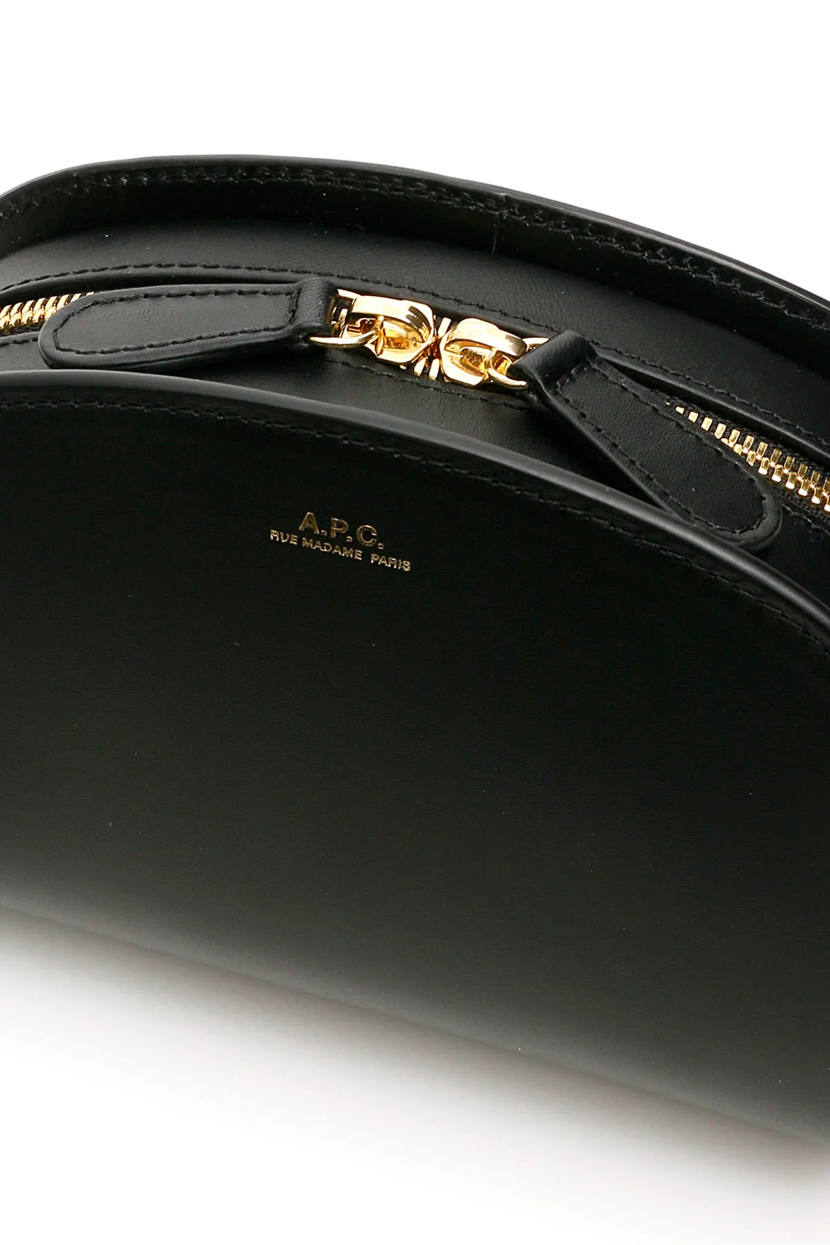 A.P.C. Demi Lune Crossbody Bag - Black - Image 3