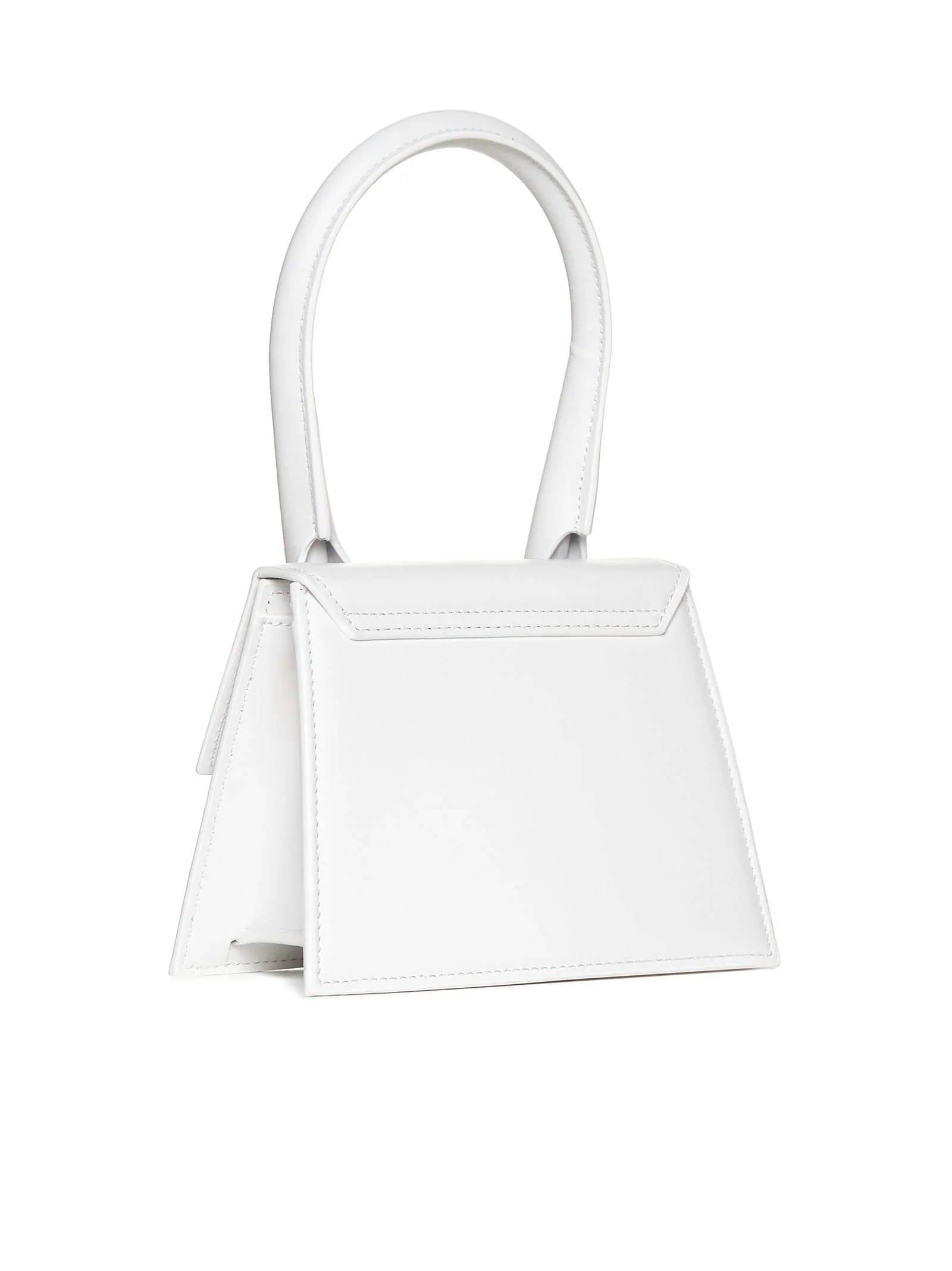Jacquemus Le Chiquito Moyen Leather Bag - White - Image 3