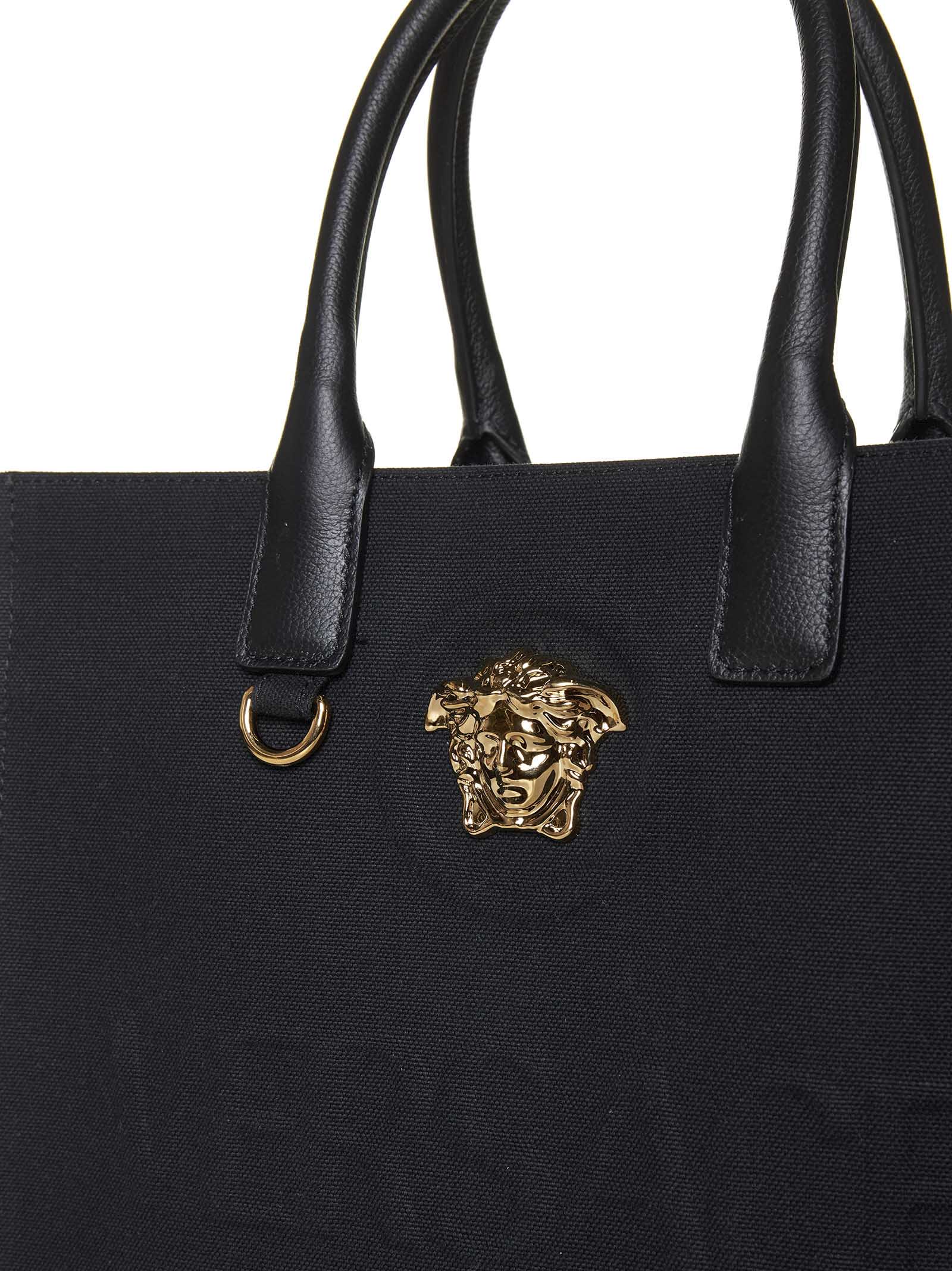 Versace La Medusa Tote Bag - Nero+oro Versace - Image 4