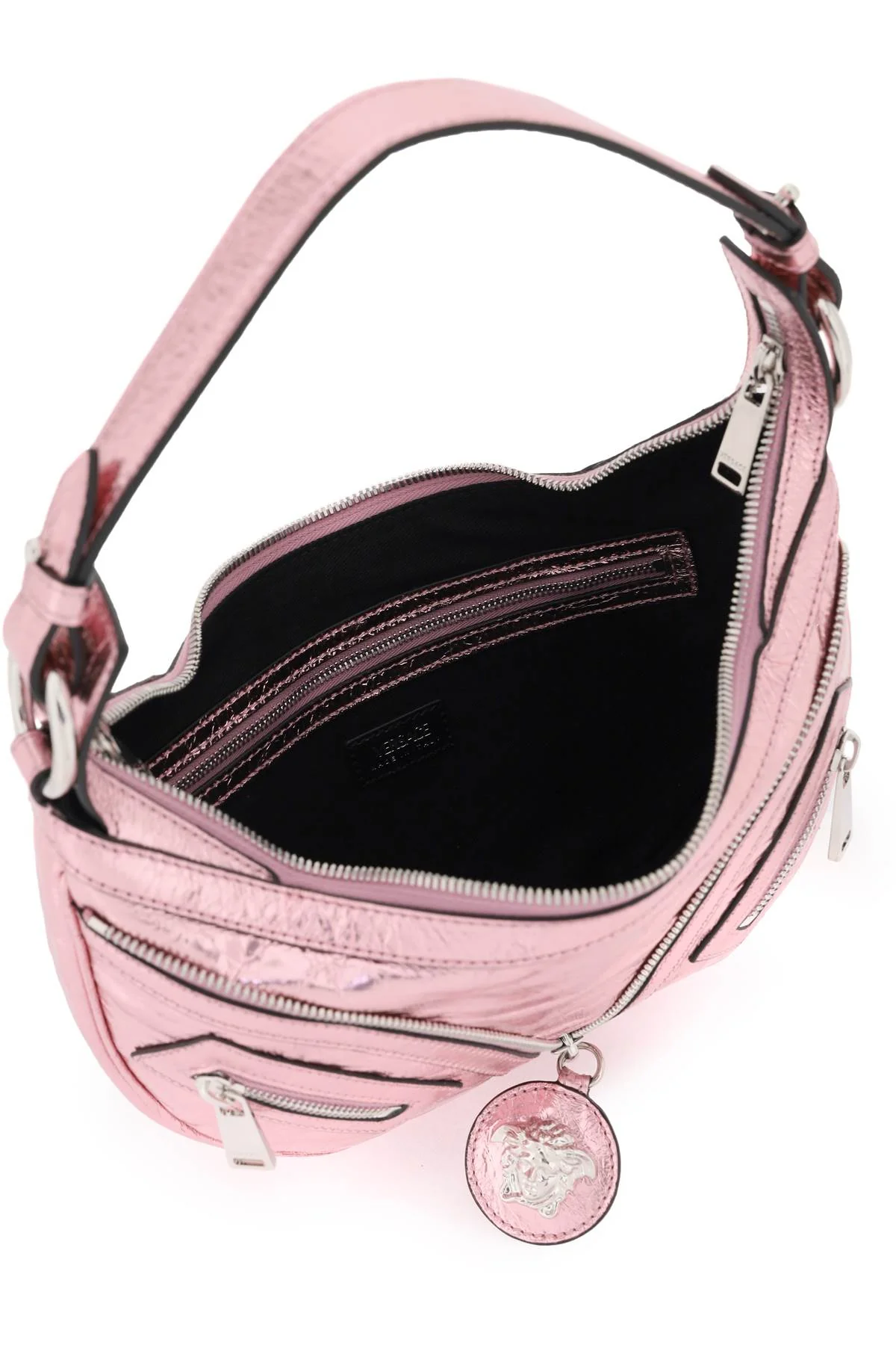 Versace Repeat Hobo Shoulder Bag - P Baby Pink New Palladium - Image 4