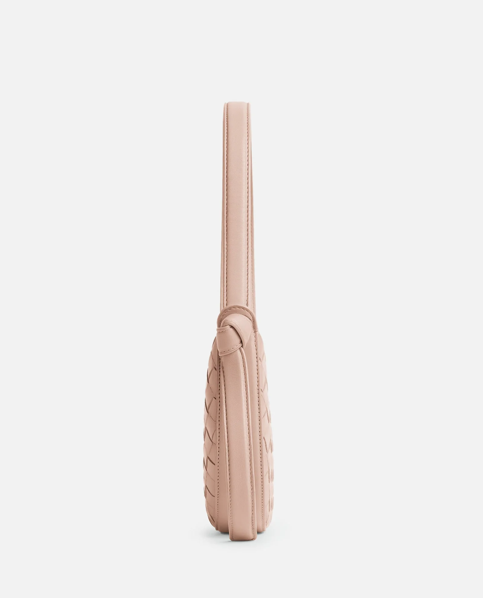 BOTTEGA VENETA Half Moon Leather Shoulder Bag - Pink - Image 2