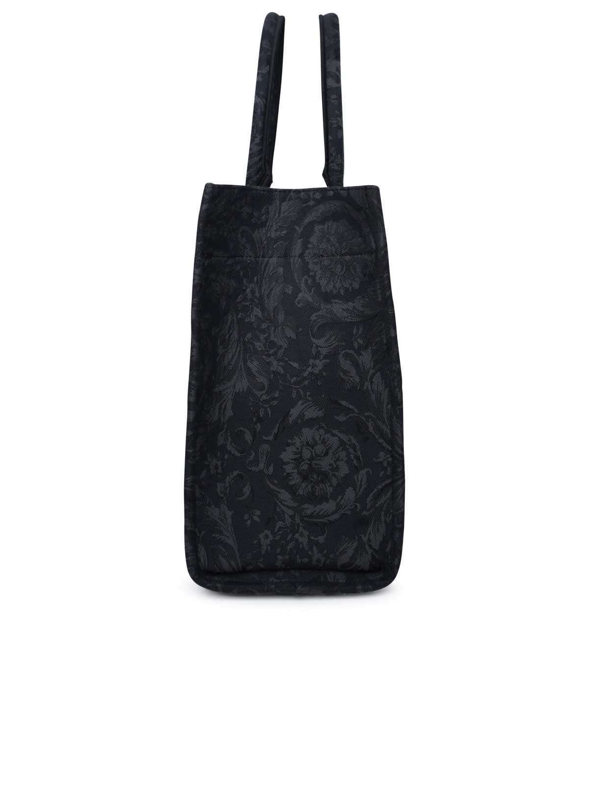 Versace Fabric Tote Bag - Black - Image 2