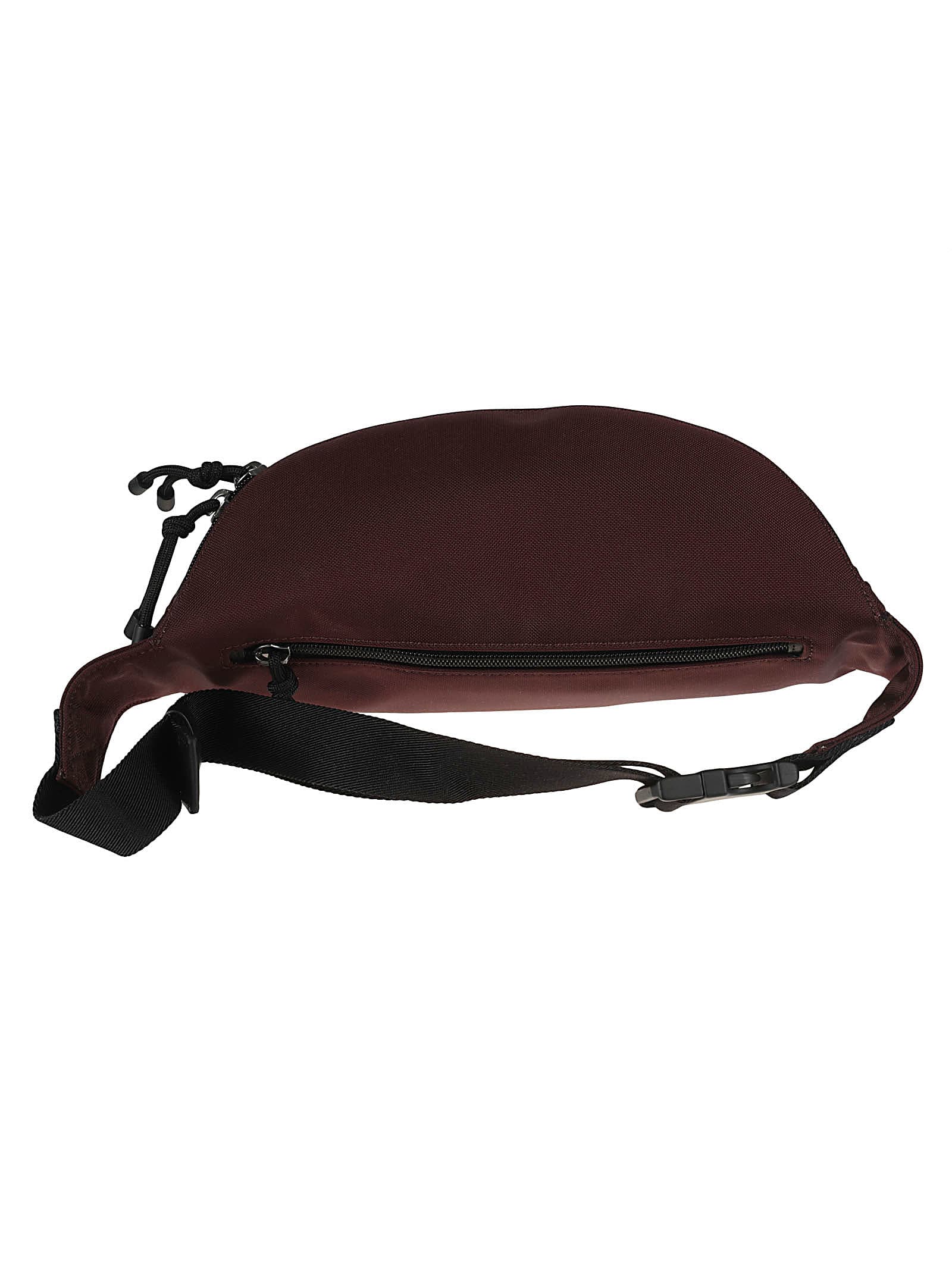 Valentino Garavani Logo Front Belt Bag - Bordeaux/Black - Image 2