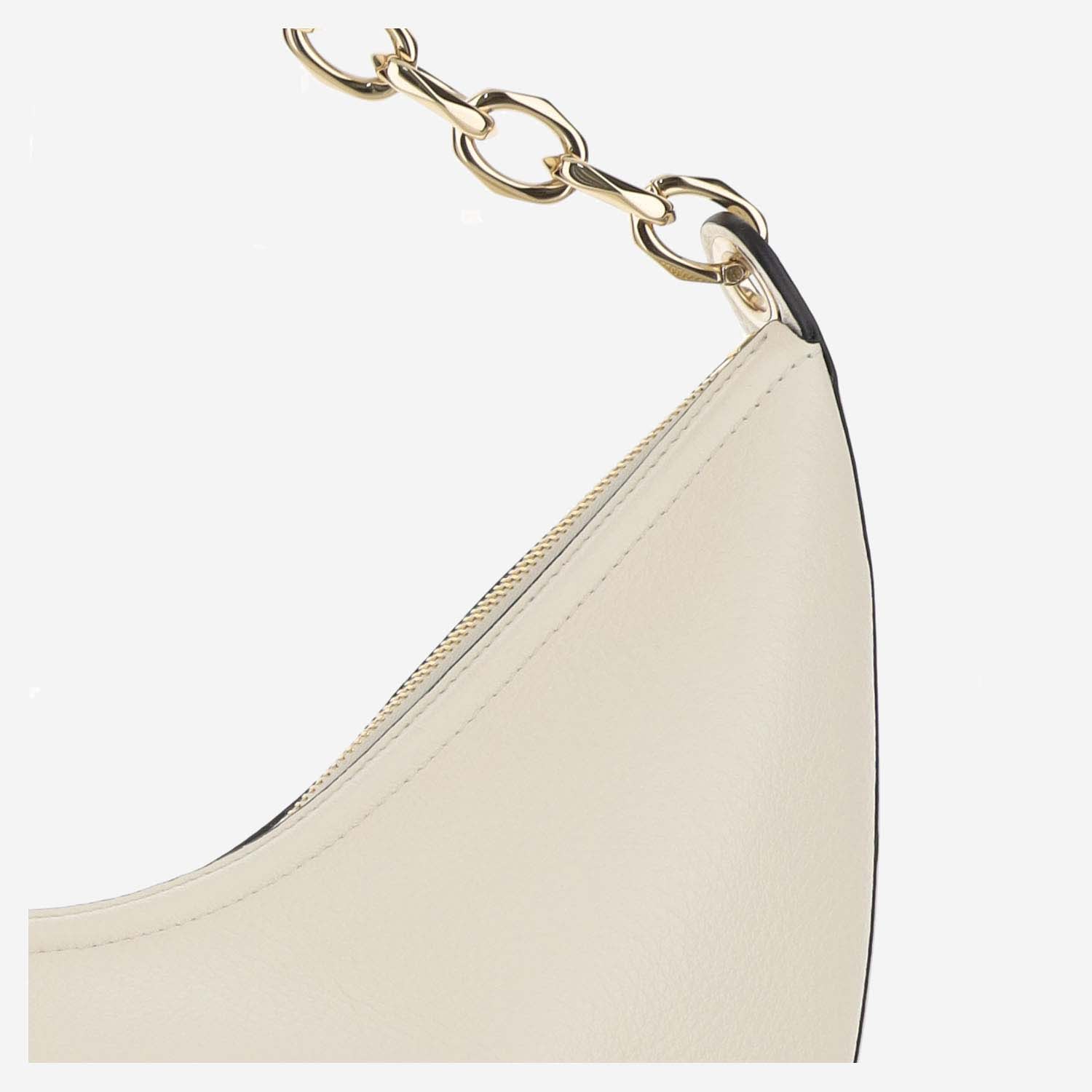 Valentino Garavani Vlogo Moon Medium Hobo Shoulder Bag - Ivory - Image 4