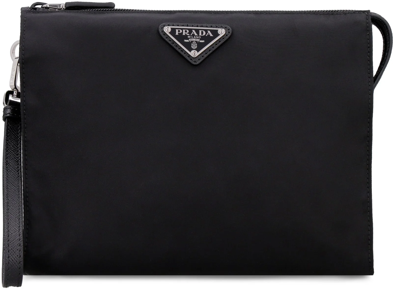 Prada Nylon Pouch-Bag With Logo Shoulder Bag - Nero - Image 2