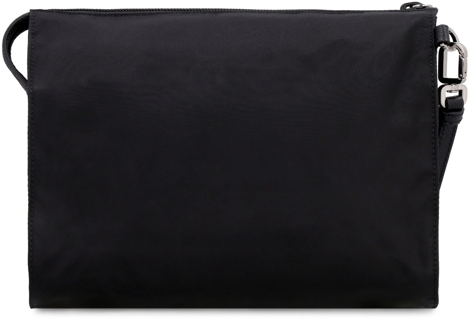 Prada Nylon Pouch-Bag With Logo Shoulder Bag - Nero - Image 4