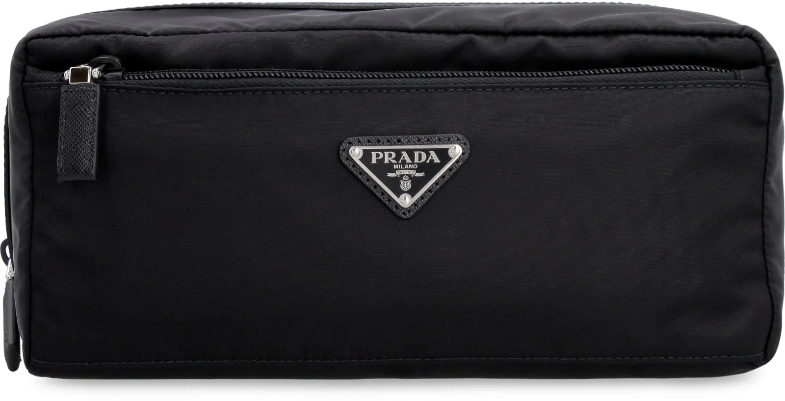 Prada Nylon Wash Bag - Black - Image 2