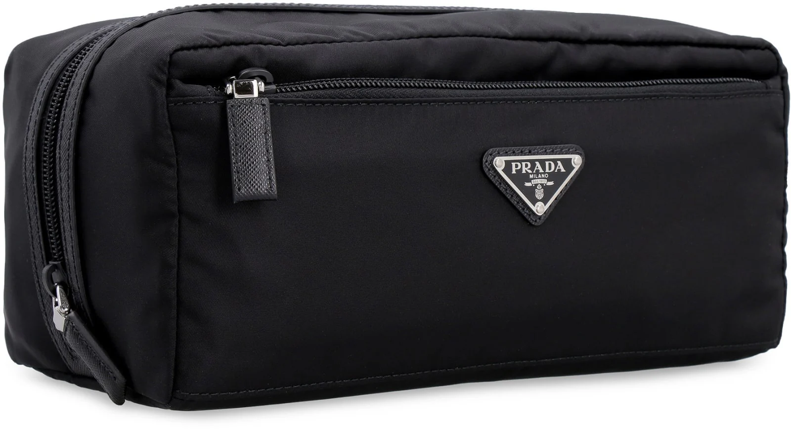Prada Nylon Wash Bag - Black - Image 3