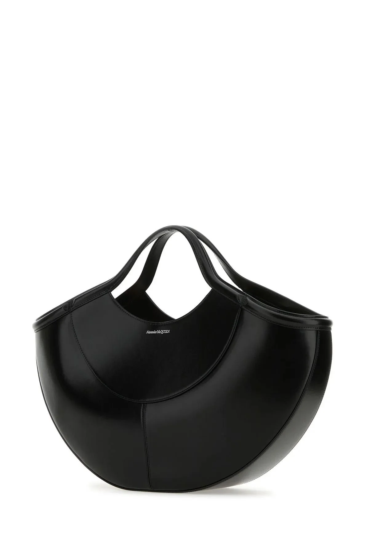 Alexander McQueen Leather Shopping Bag - Black - Image 2
