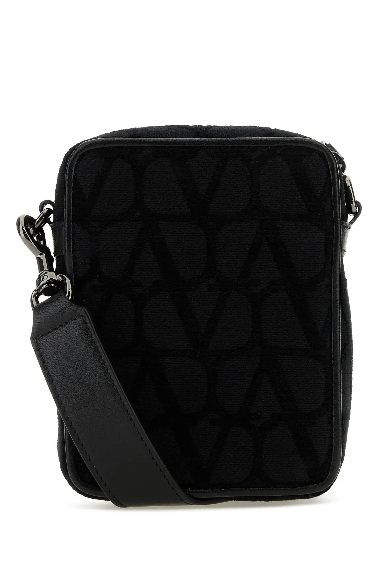 Valentino Garavani Toile Iconographe Mini Loc Ossbody Bag Shoulder Bag - Black - Image 3