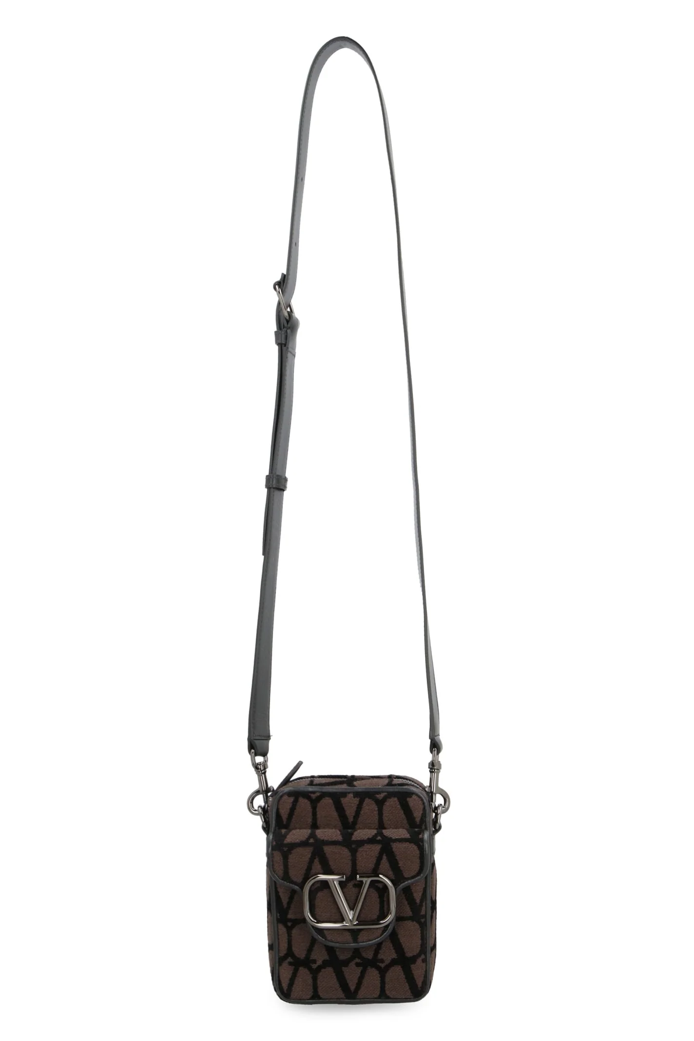 Valentino Garavani Loc Mini Crossbody Bag - Brown - Image 5