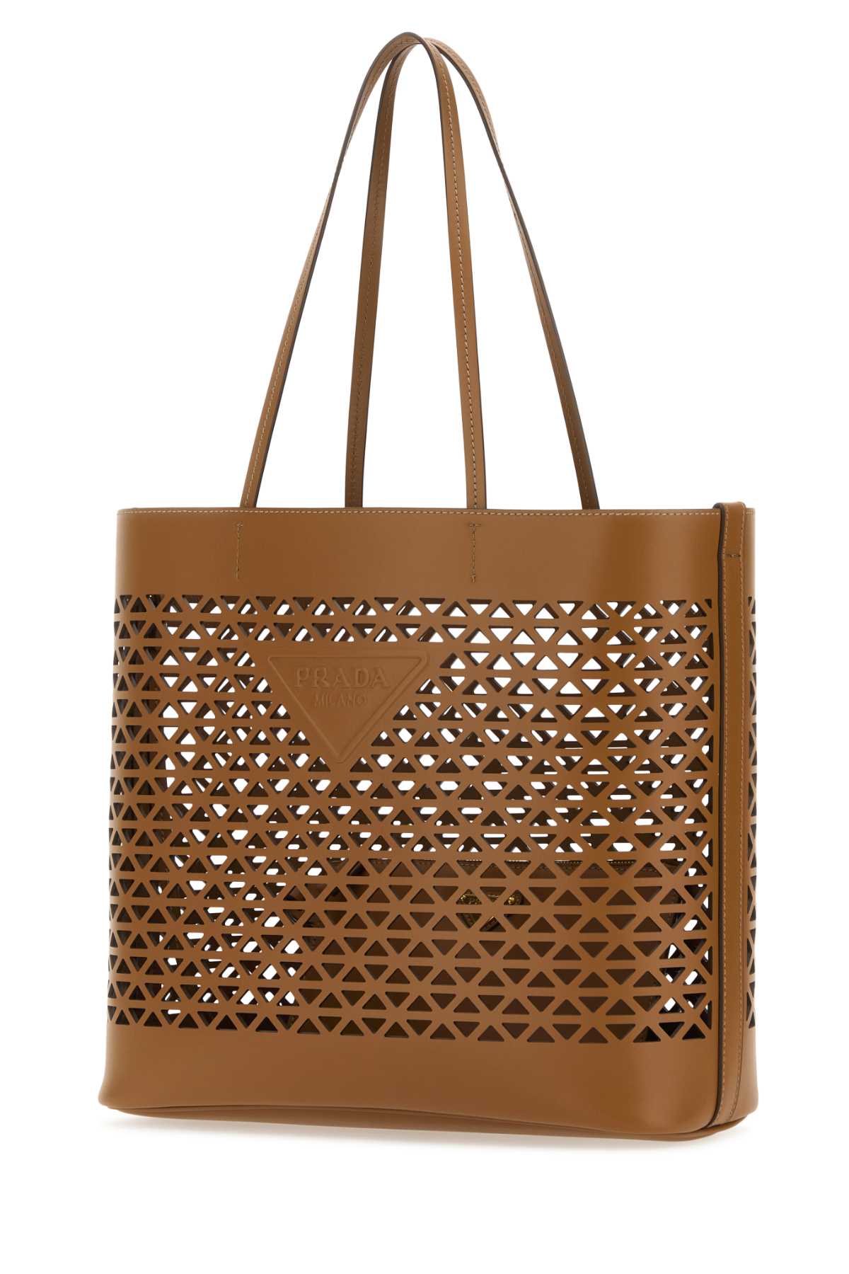 Prada Shopping Bag Tote - Caramel0 - Image 2