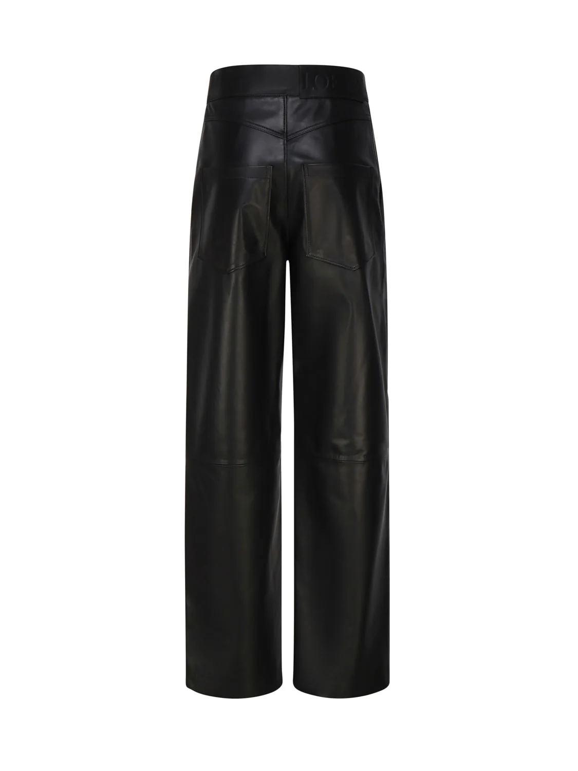 LOEWE Anagram Baggy Trousers - Black - Image 3