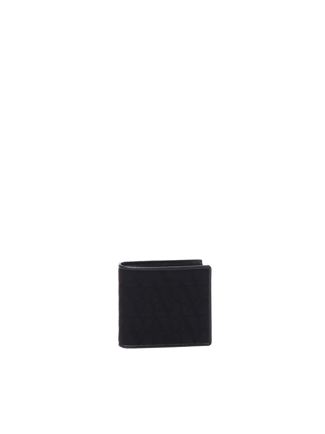 Valentino Garavani Logo Jacquard Bifold Wallet - Black - Image 2
