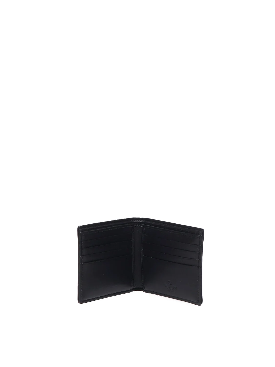 Valentino Garavani Logo Jacquard Bifold Wallet - Black - Image 4