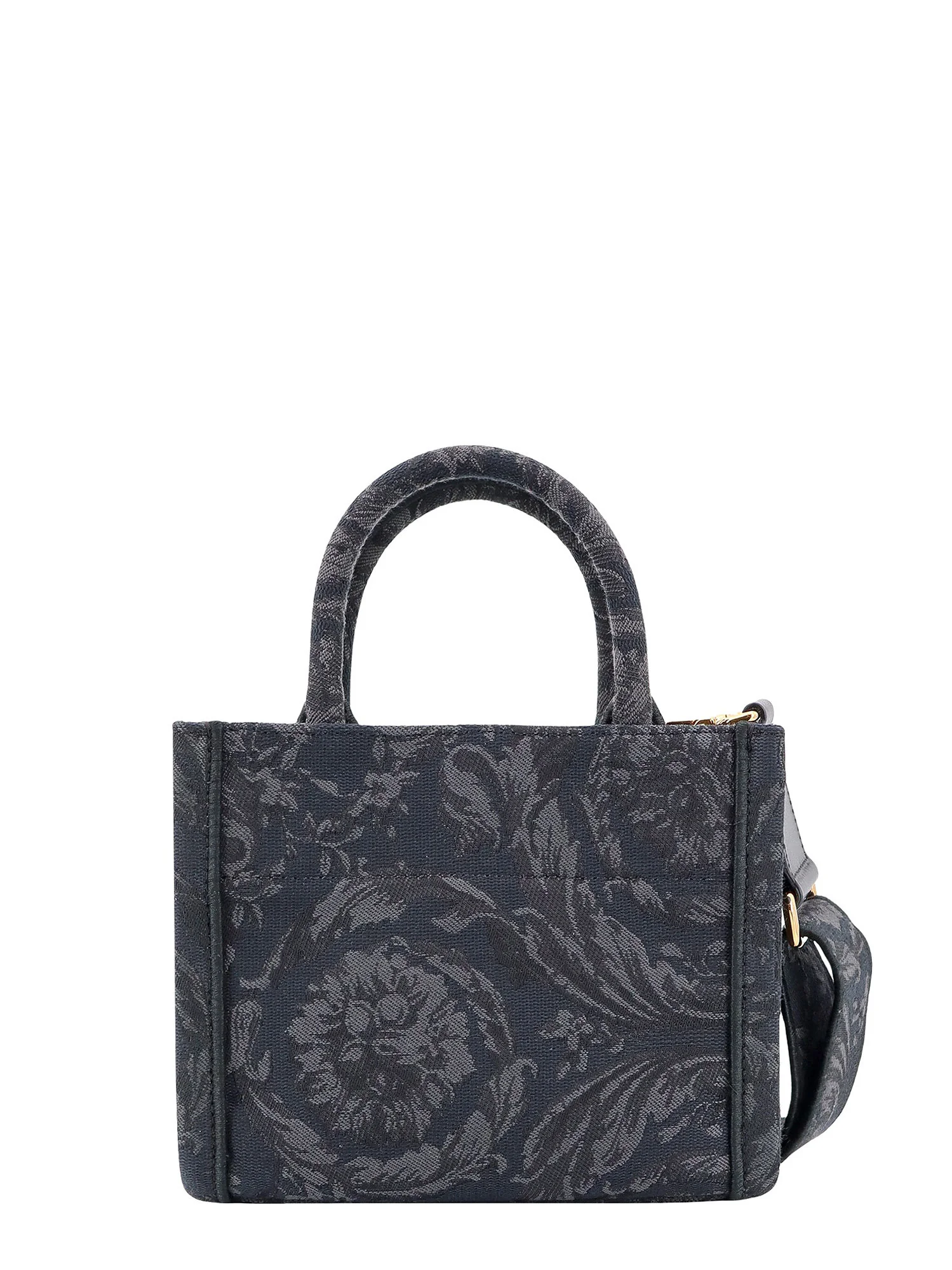 Versace Barocco Athena Top Handle Bag - Black - Image 2
