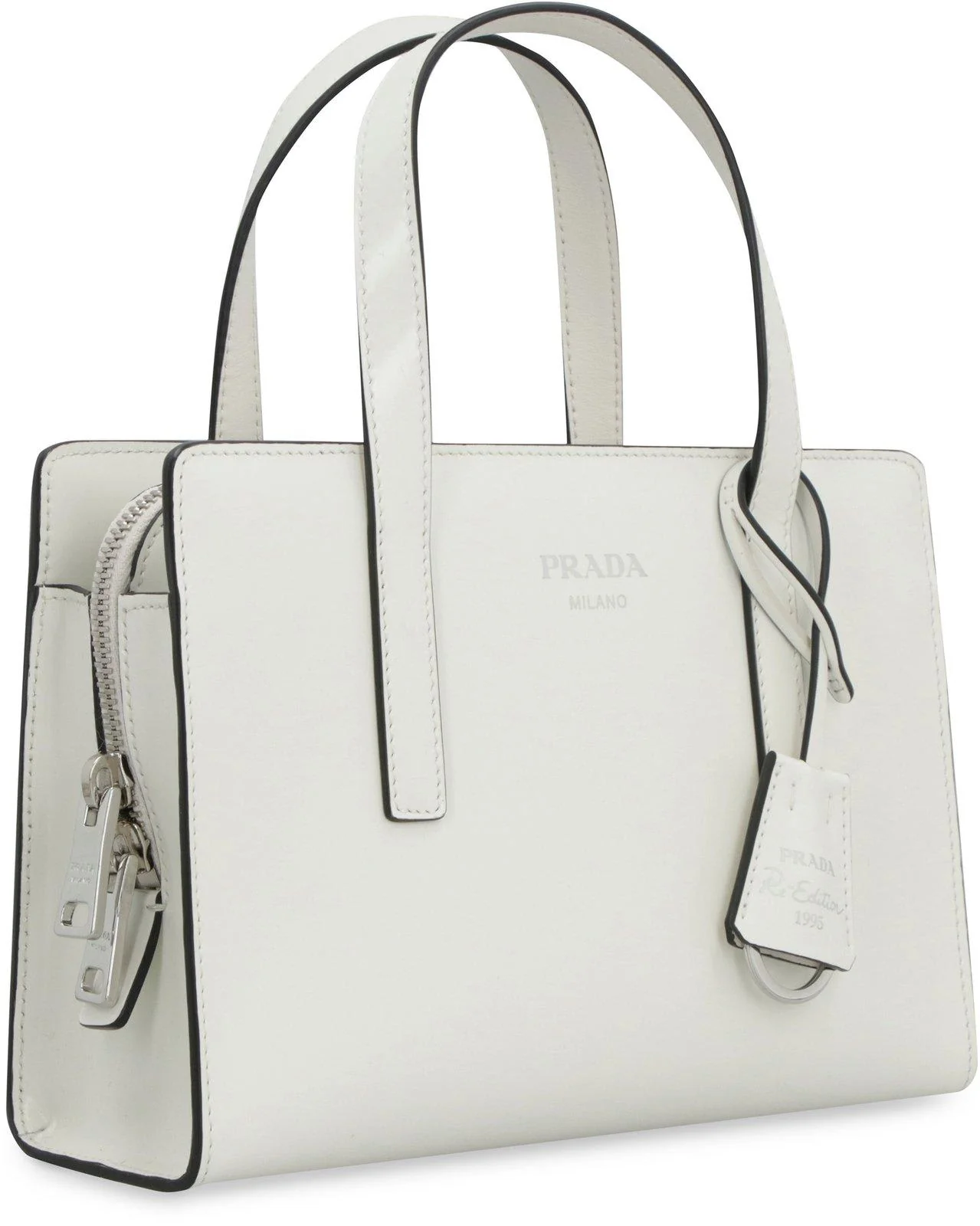 Prada Re-edition 1995 Top Handle Bag - BIANCON - Image 3