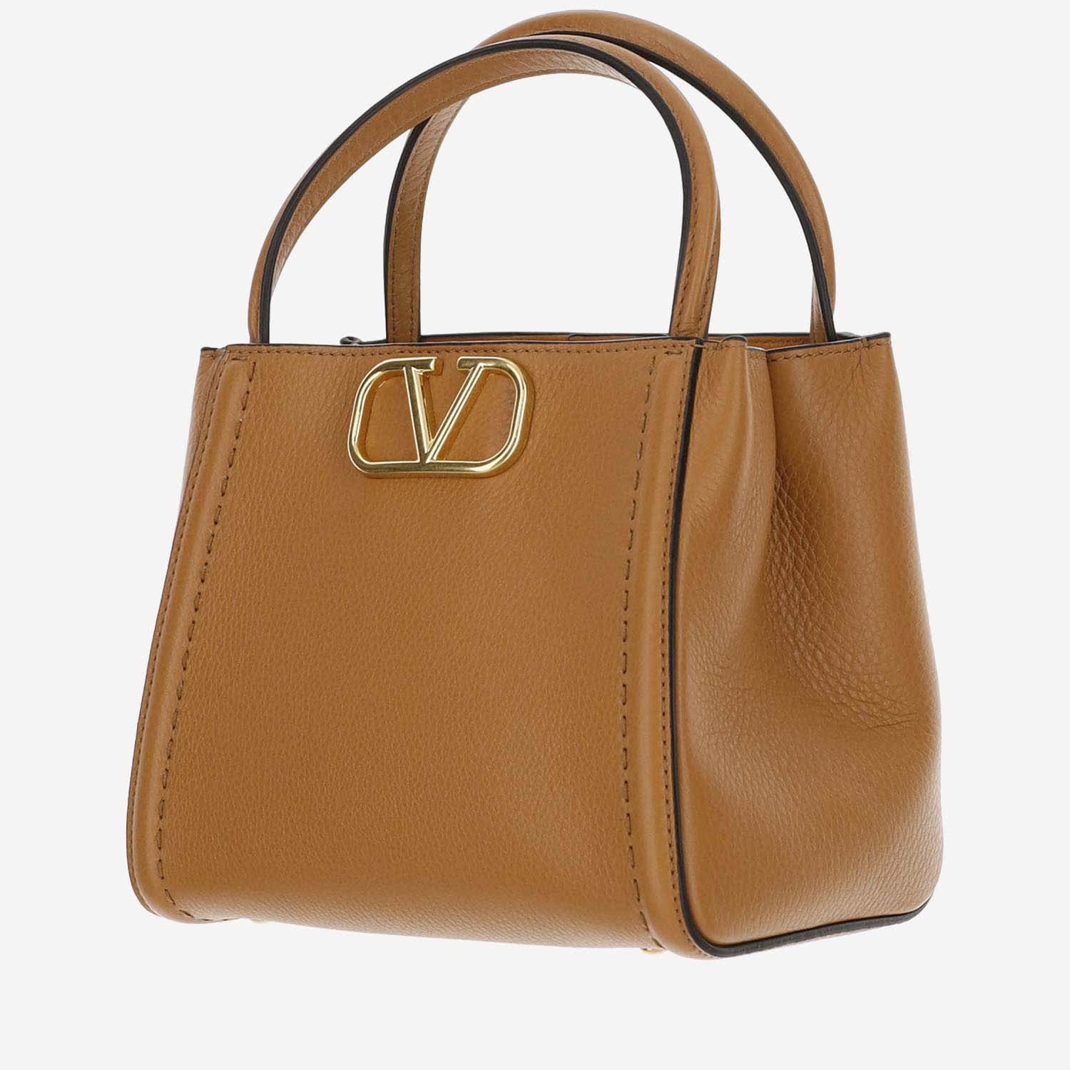 Valentino Garavani Alltime Small Handbag - Shoulder Bag - Beige - Image 2