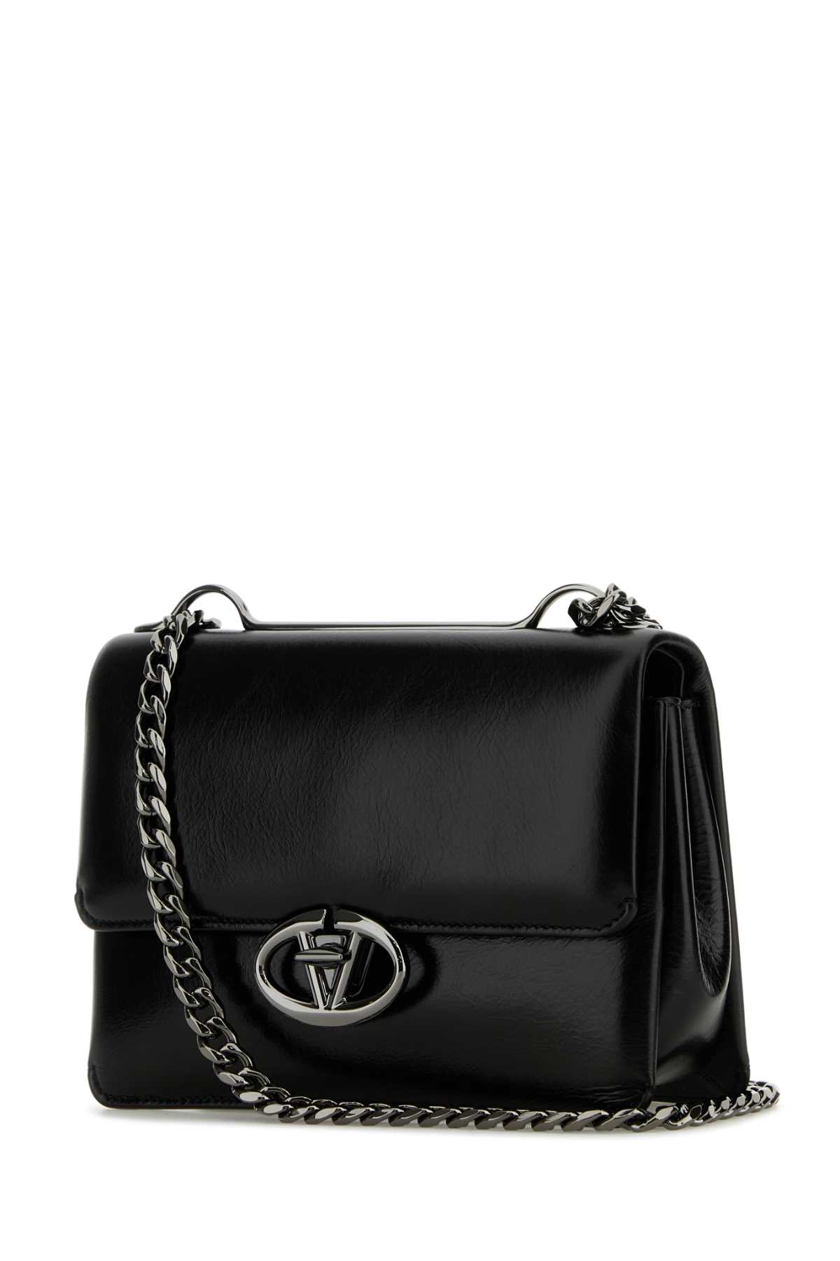 Valentino Garavani Small Vlogo Shoulder Bag - Black - Image 2