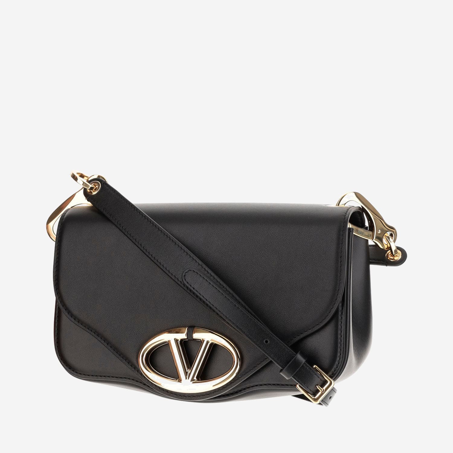 Valentino Garavani Vlogo Signature Crossbody Bag - Black - Image 2