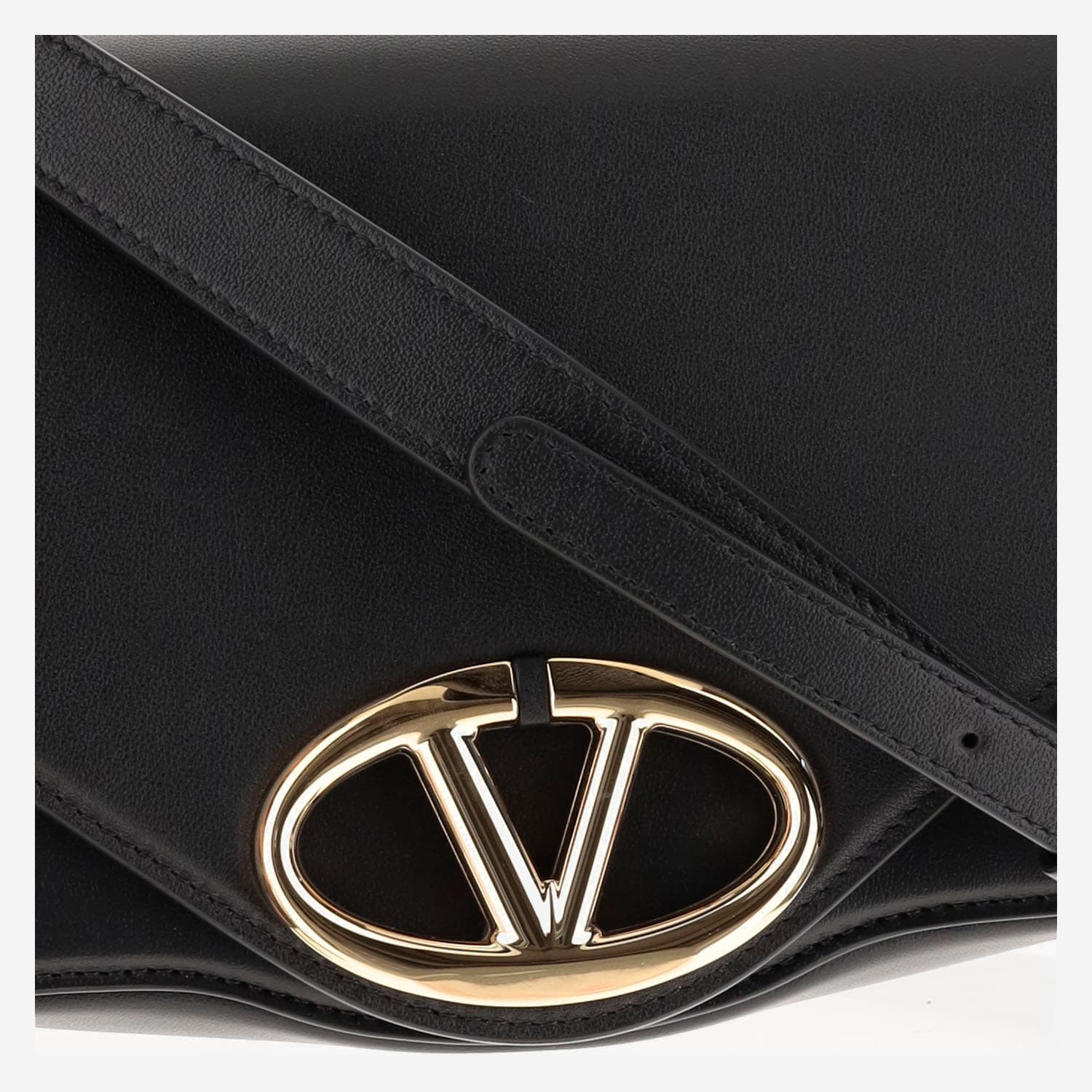 Valentino Garavani Vlogo Signature Crossbody Bag - Black - Image 4