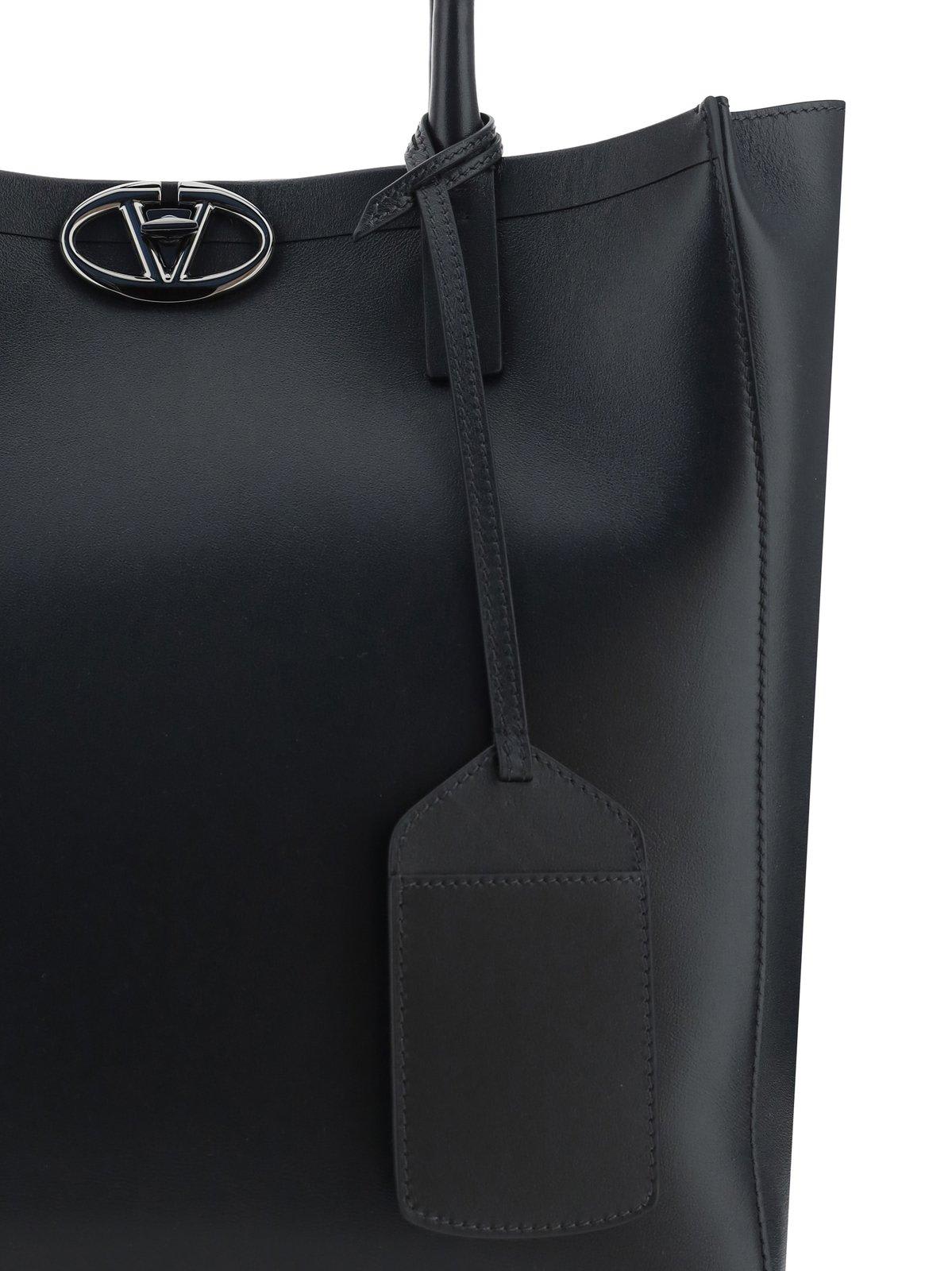 Valentino Garavani V-logo Tote Bag - Nero - Image 4