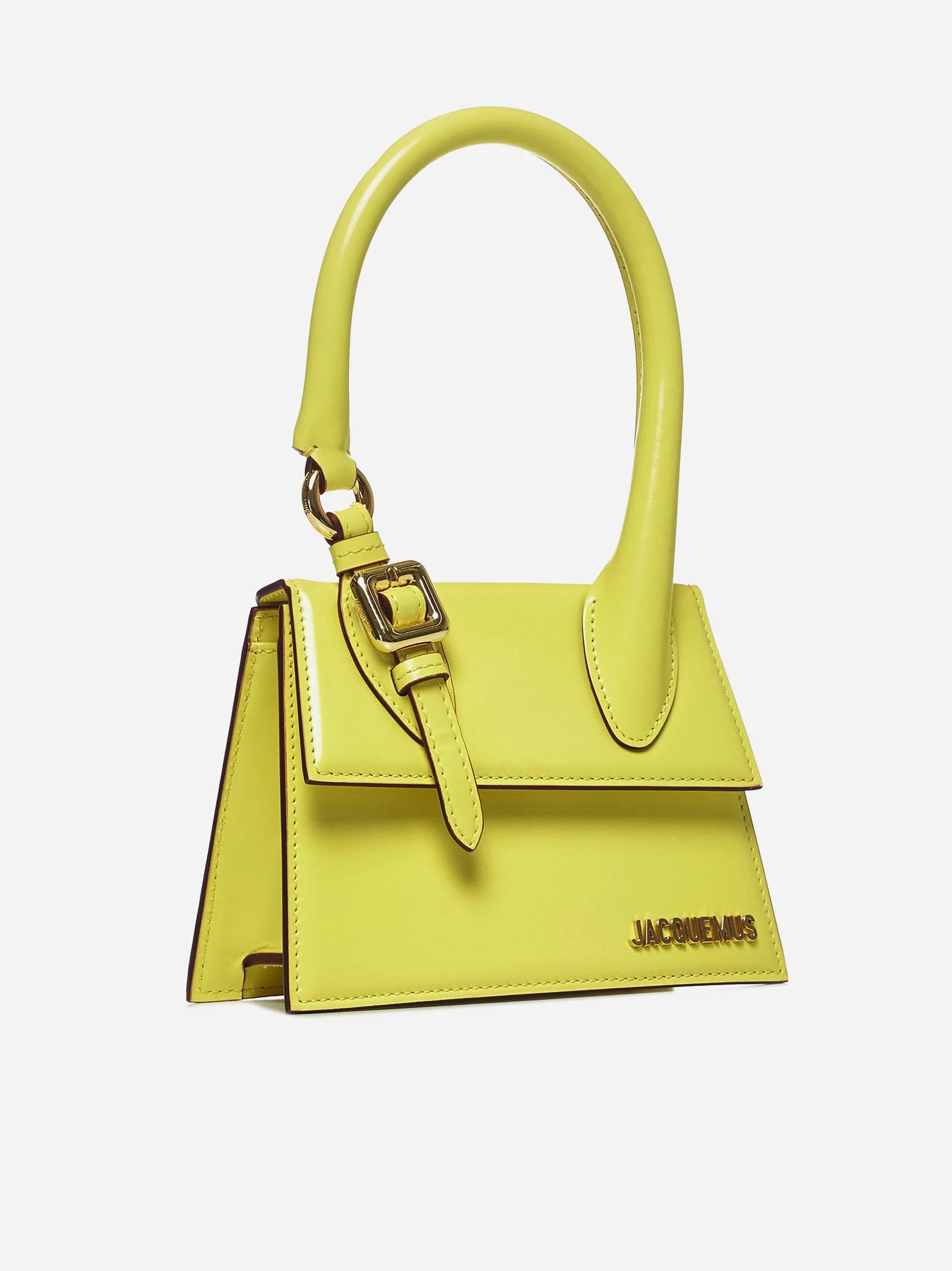 Jacquemus Le Chiquito Moyen Boucle Bag - Yellow - Image 3