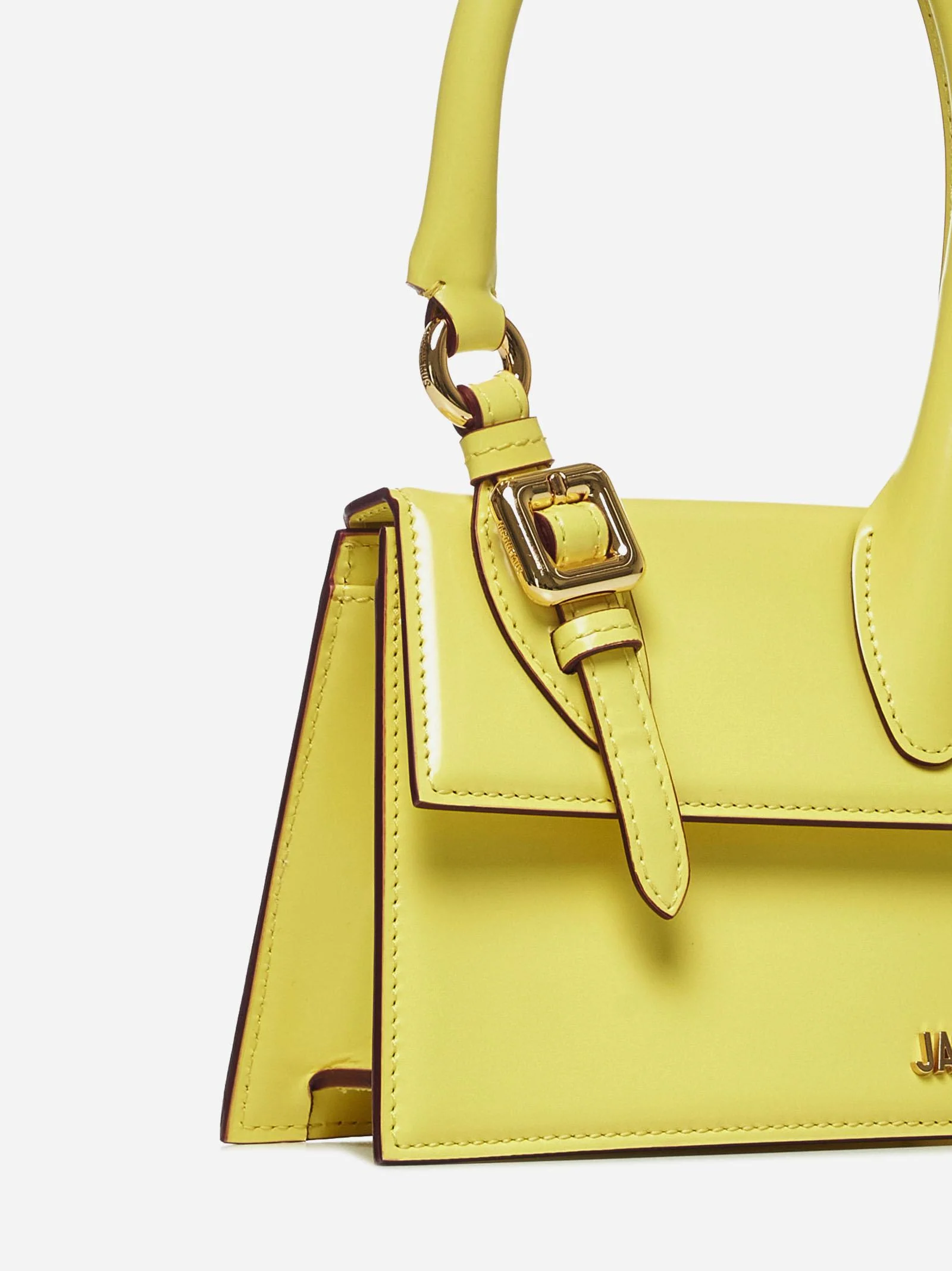 Jacquemus Le Chiquito Moyen Boucle Bag - Yellow - Image 5