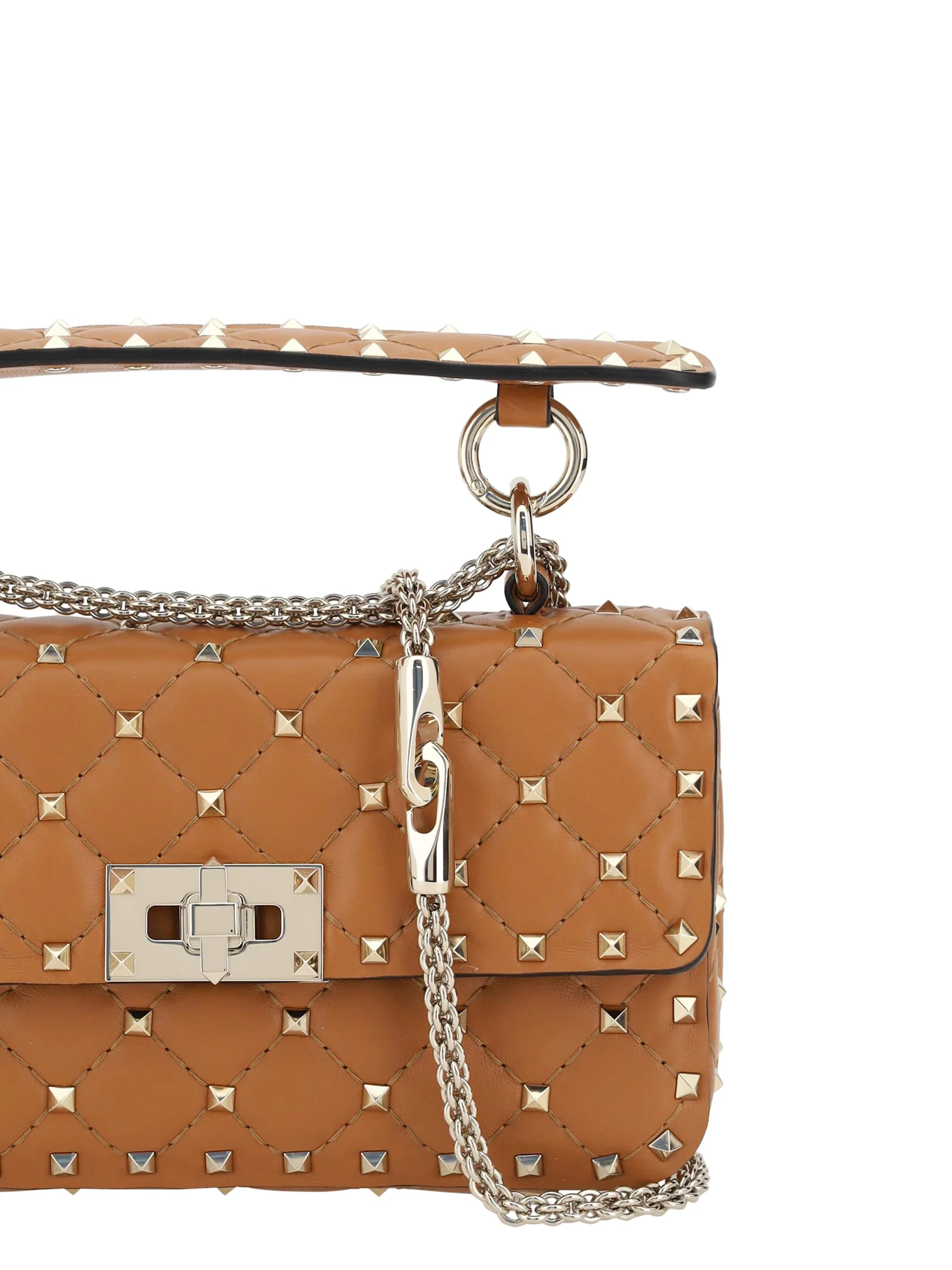 Valentino Garavani Rockstud Spike Bag - Nutmeg - Image 4