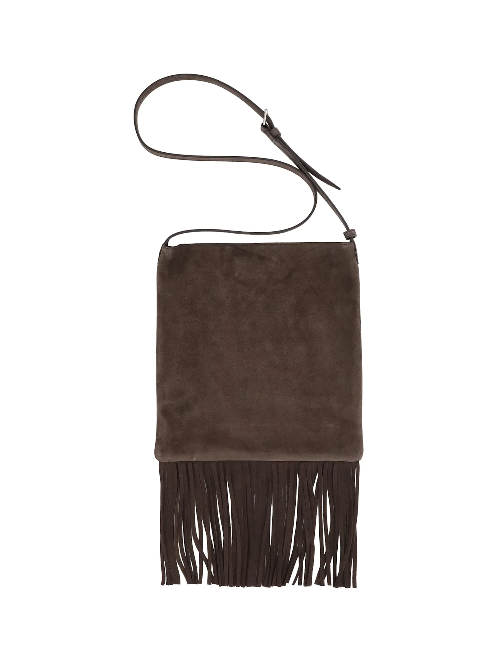 Valentino Garavani Suede Leather Shoulder Bag - Testa Di Moro/Fondant - Image 2