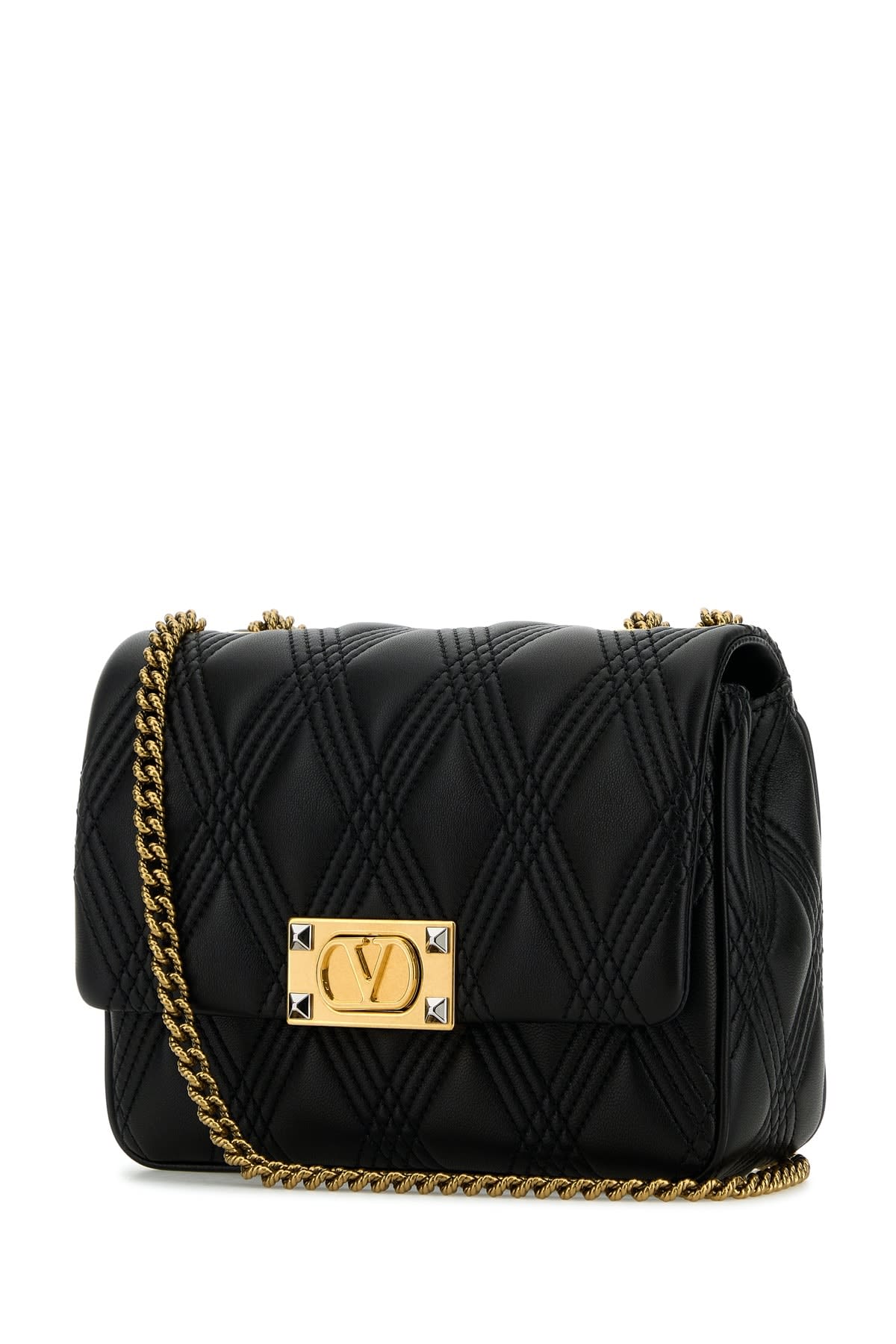 Valentino Garavani Medium Quiltie 67 Shoulder Bag - Nero - Image 2