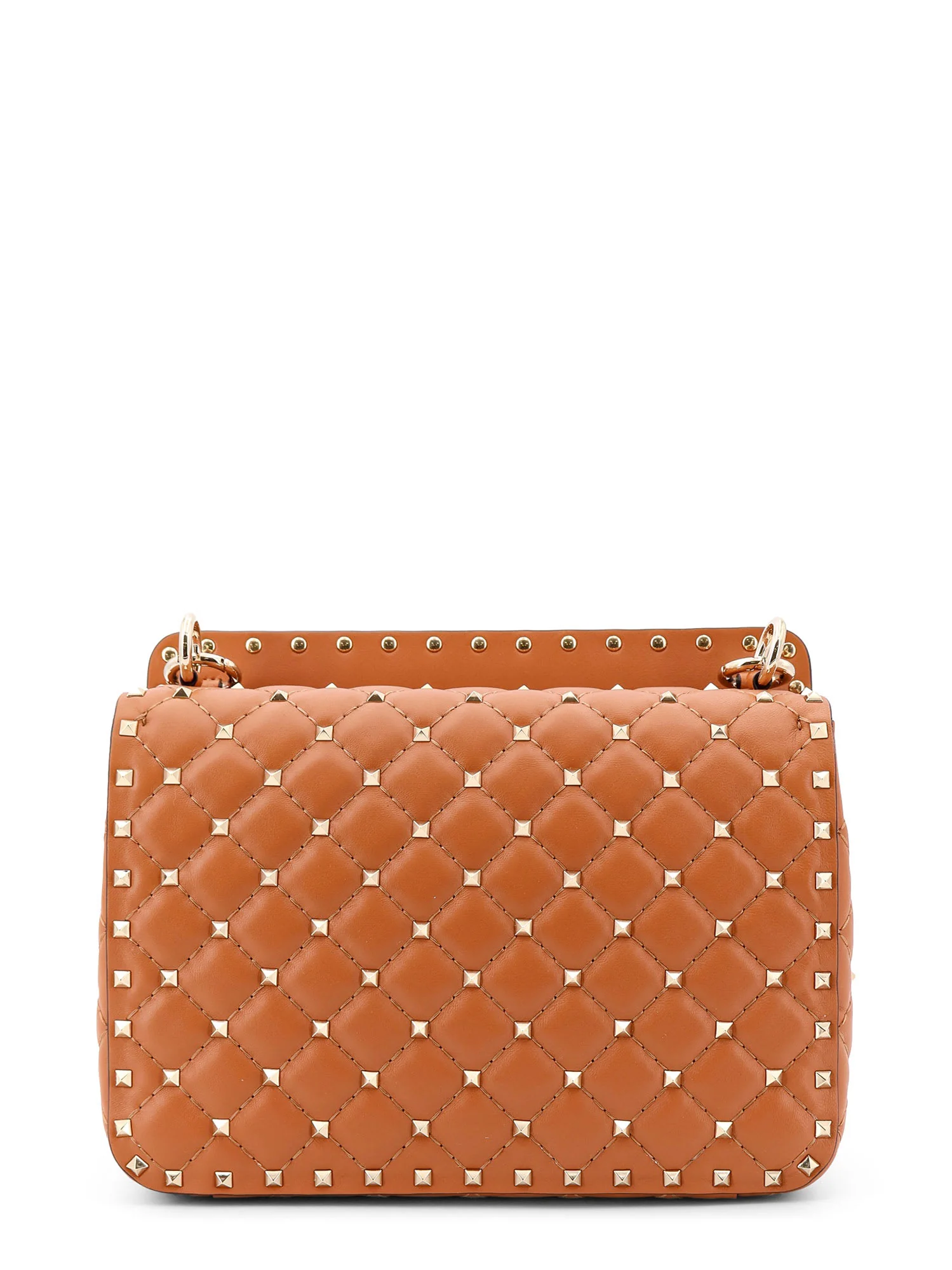 Valentino Garavani Rockstud Spike Shoulder Bag - Brown - Image 2