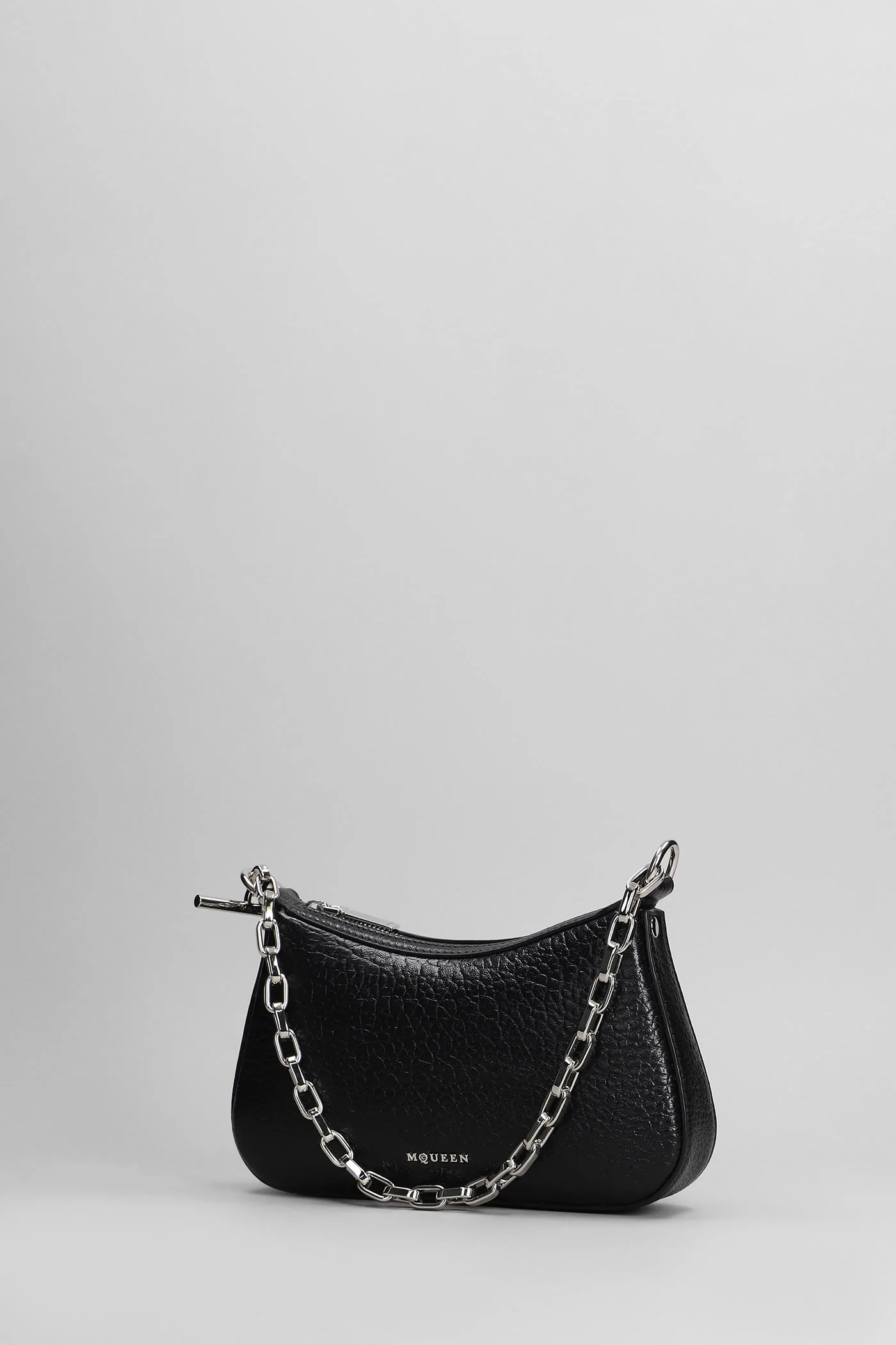 Alexander McQueen Cross-bar Clutch Bag - Black/Silver - Image 2
