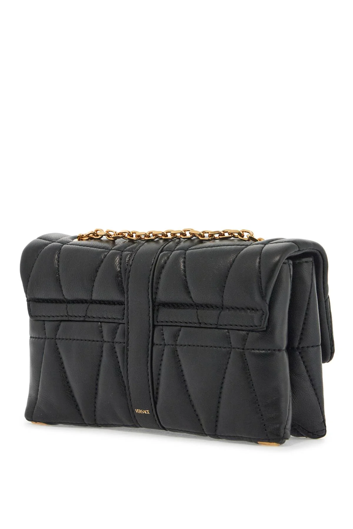 Versace Kleio Shoulder Bag - Black-Versace Gold - Image 2