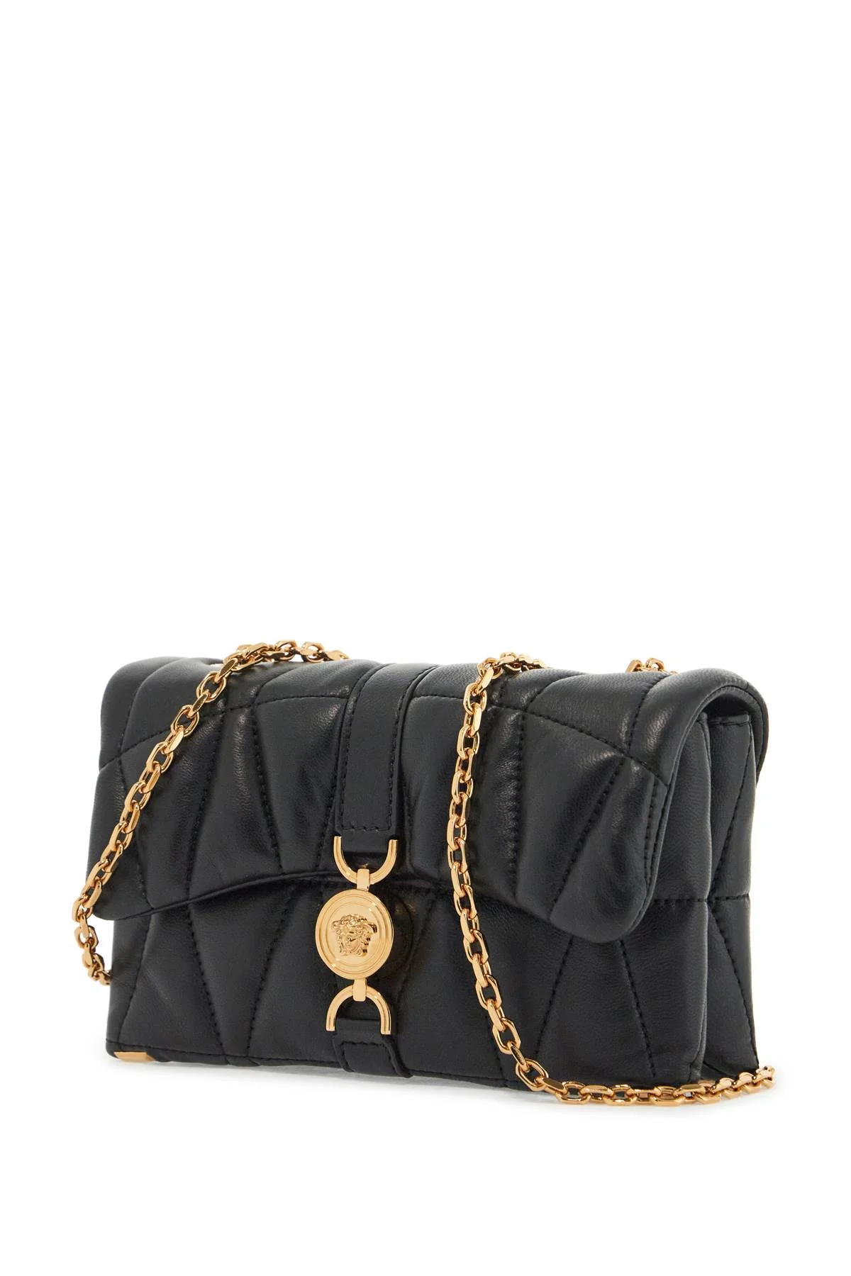 Versace Kleio Shoulder Bag - Black-Versace Gold - Image 3