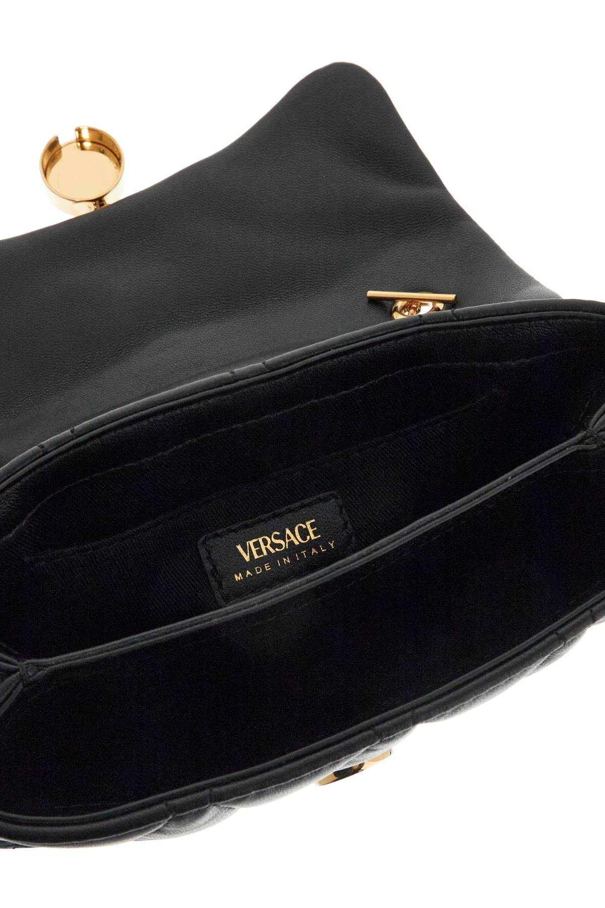Versace Kleio Shoulder Bag - Black-Versace Gold - Image 4