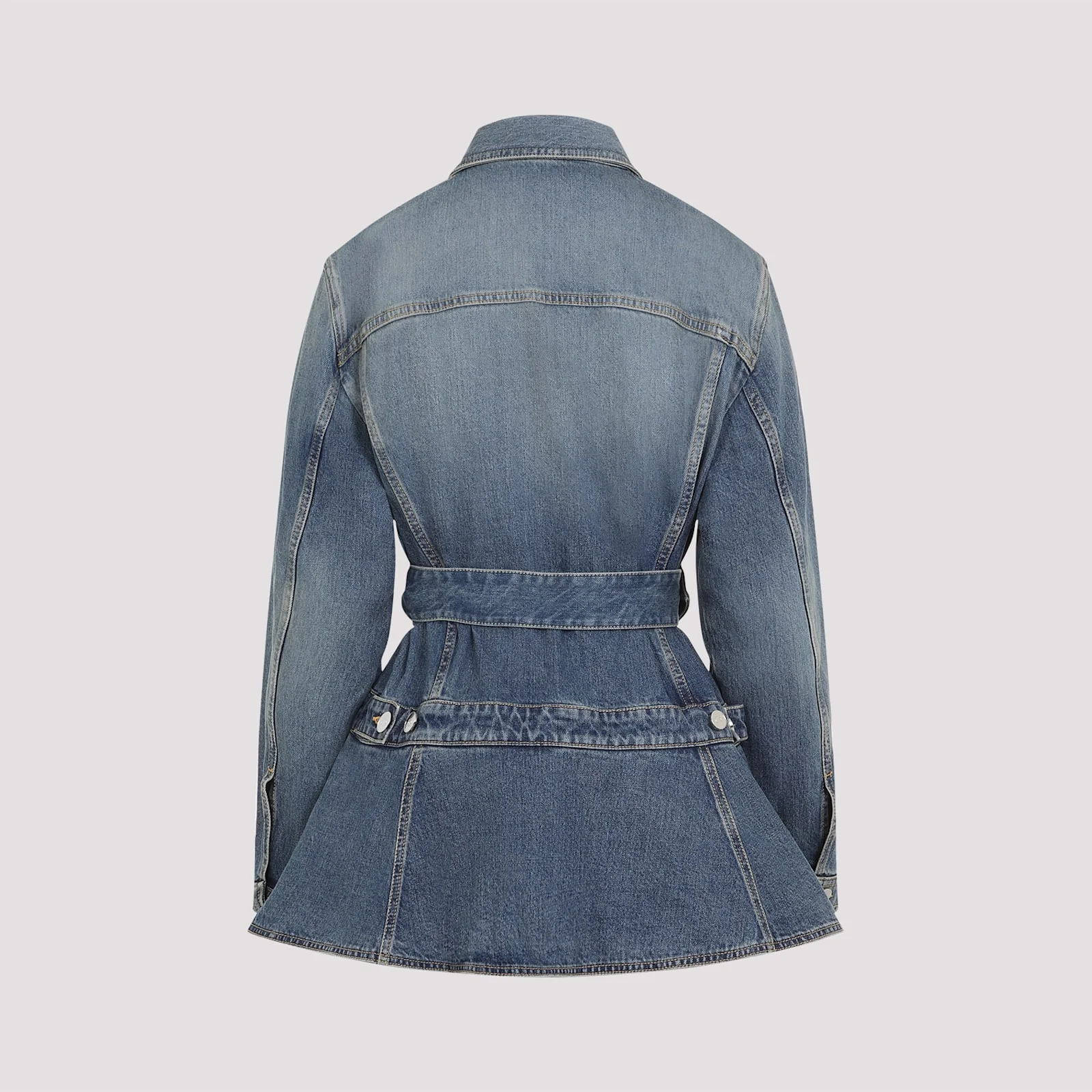 Alaia Alaa Flare Jacket - Bleu Vintage - Image 4