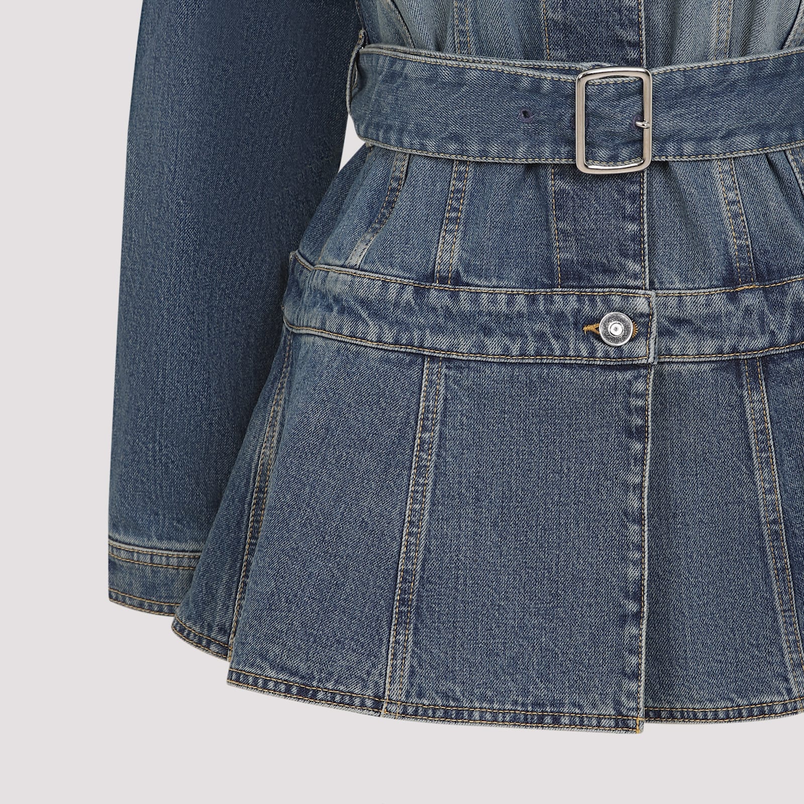 Alaia Alaa Flare Jacket - Bleu Vintage - Image 5
